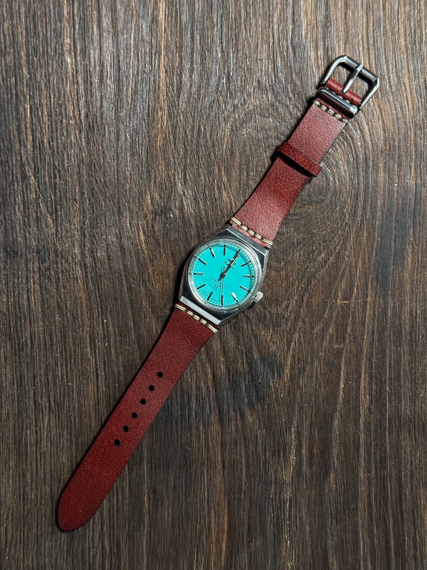 projected watch straps in sturdy leather.