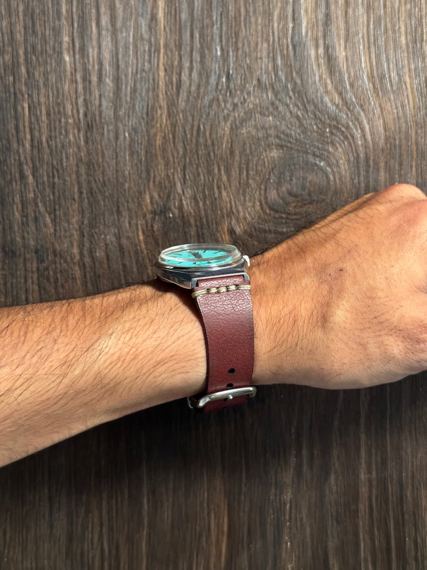 projected watch straps in sturdy leather.