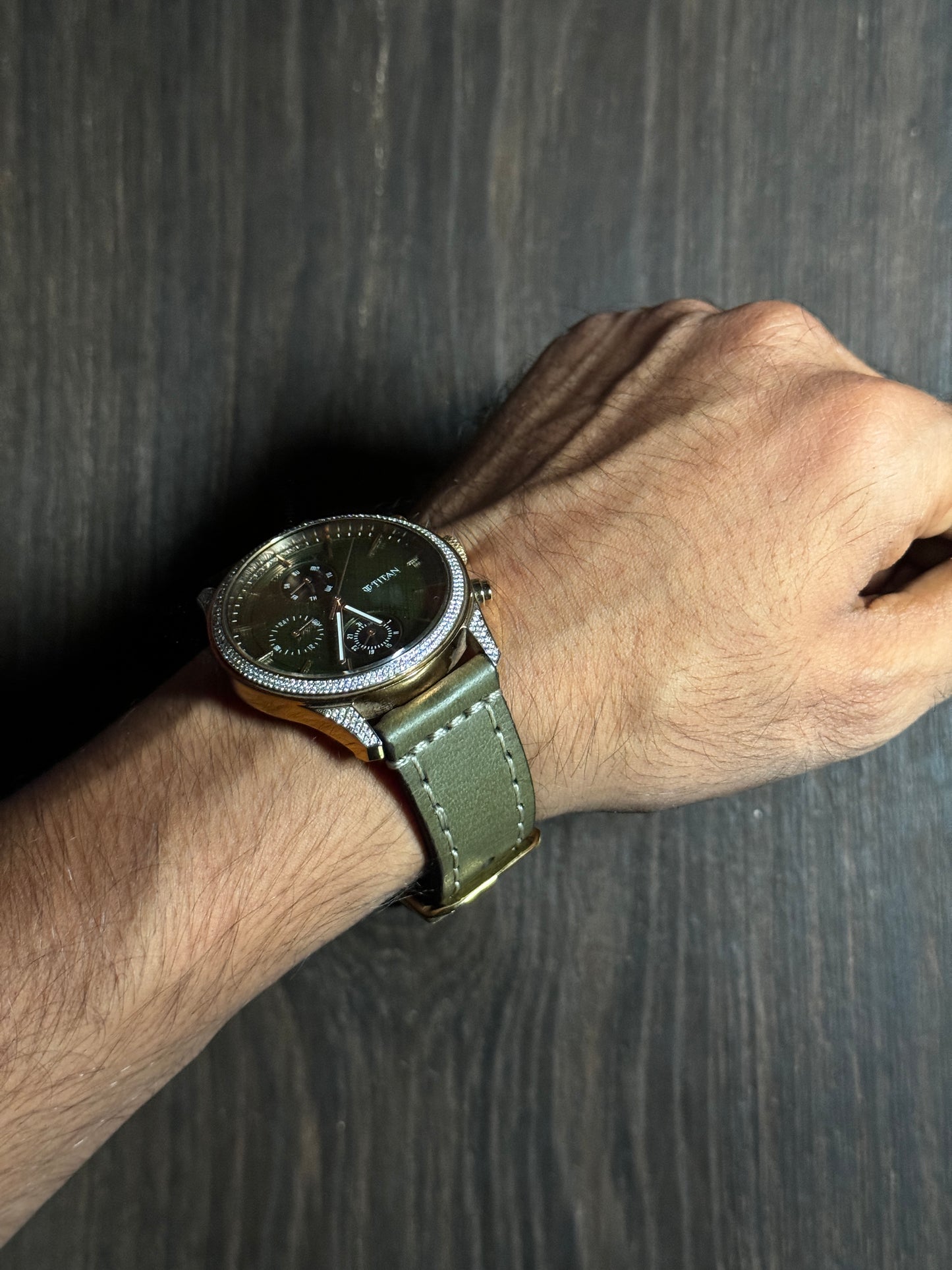 sturdy stitched Leather watch Straps