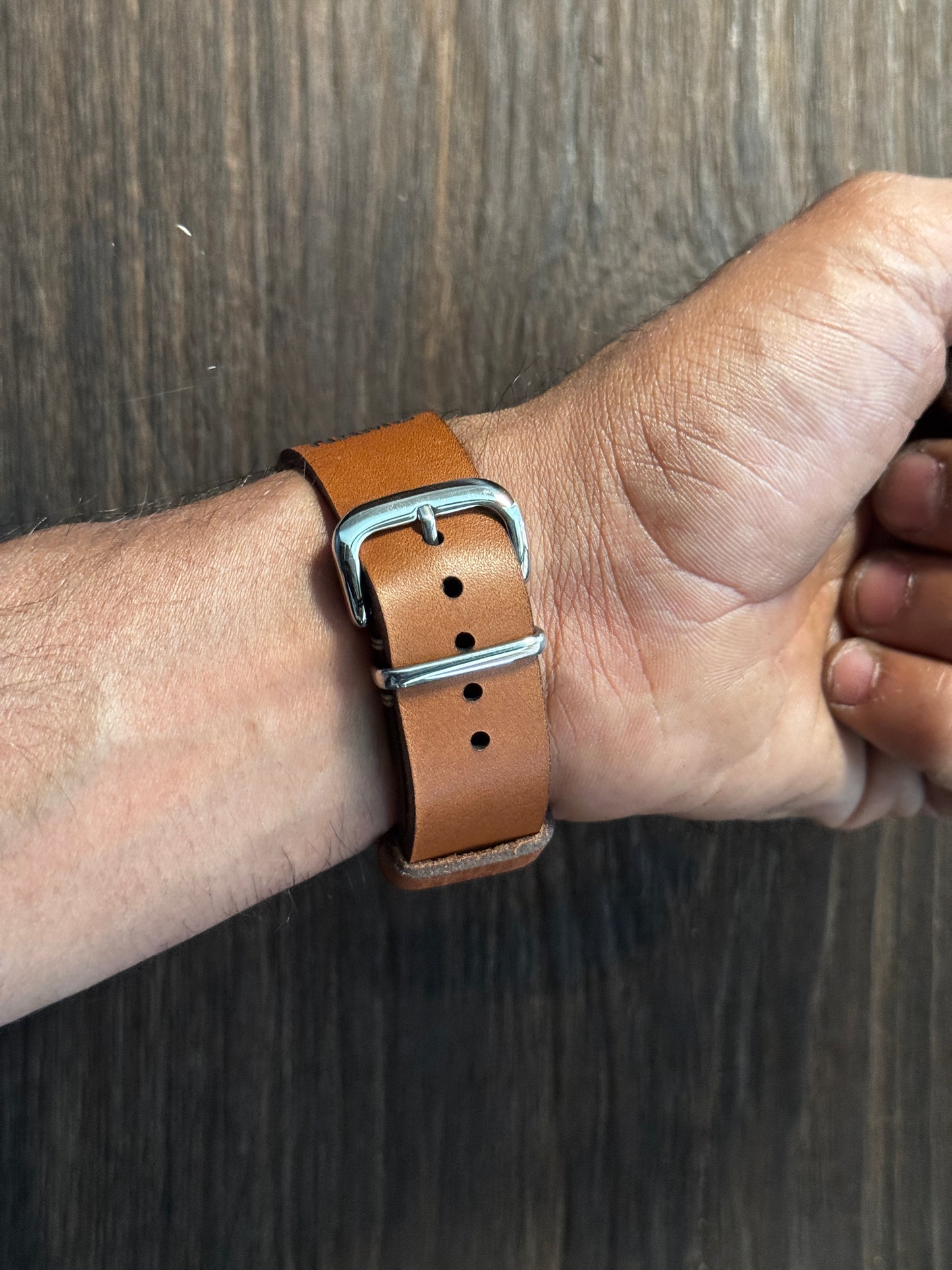 Vachetta TAN chest stitched strap