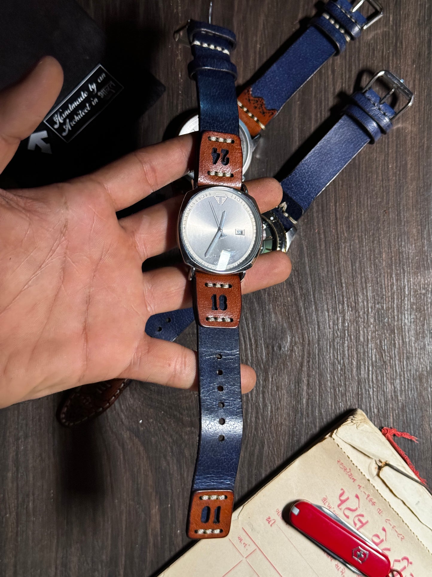 24 hour mark watch straps in sturdy leather