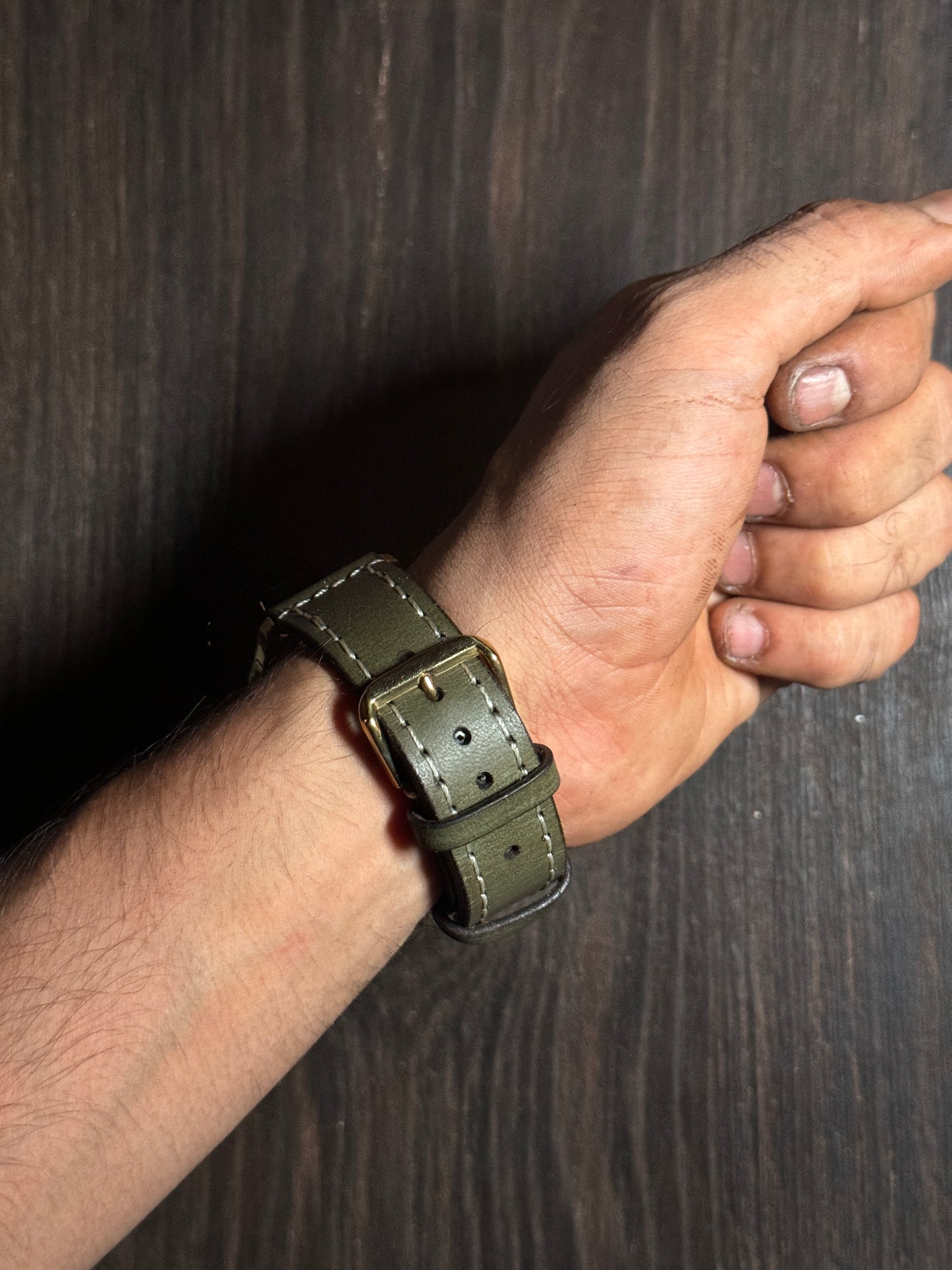 sturdy stitched Leather watch Straps