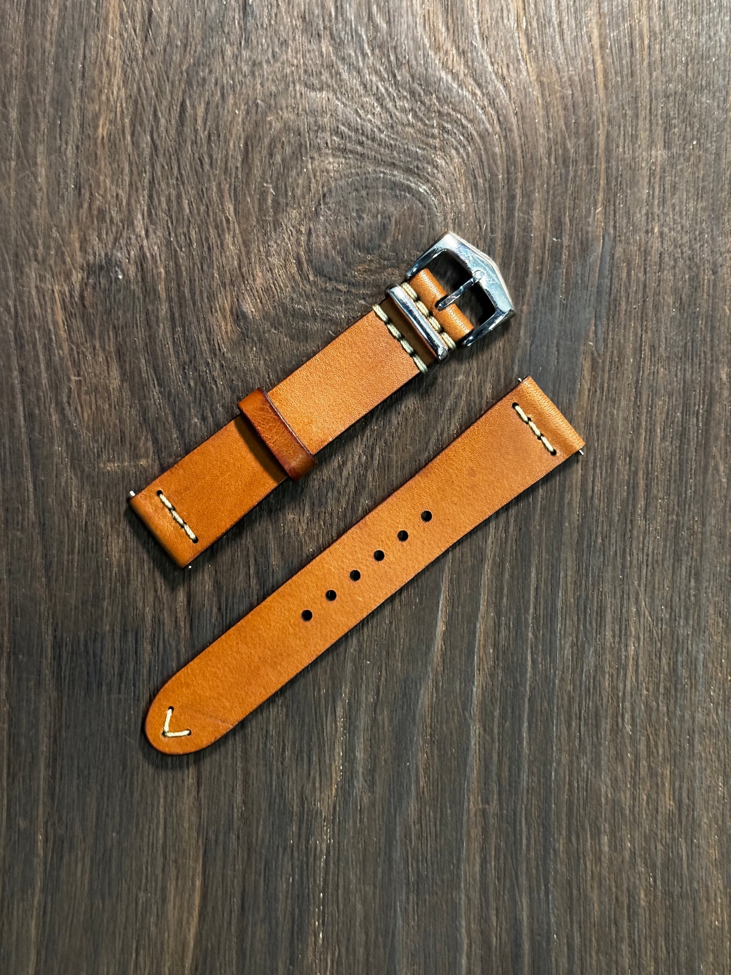 Vachetta TAN chest stitched strap