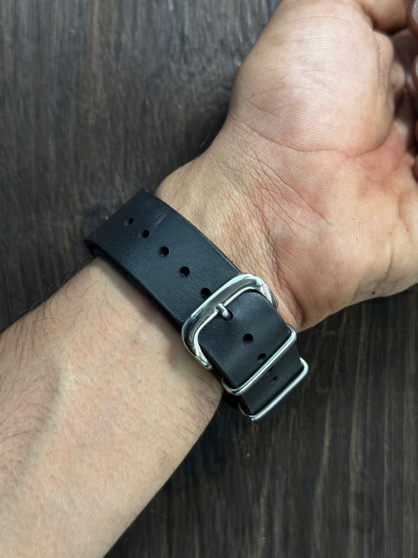 black no pass NATO minerva watch straps
