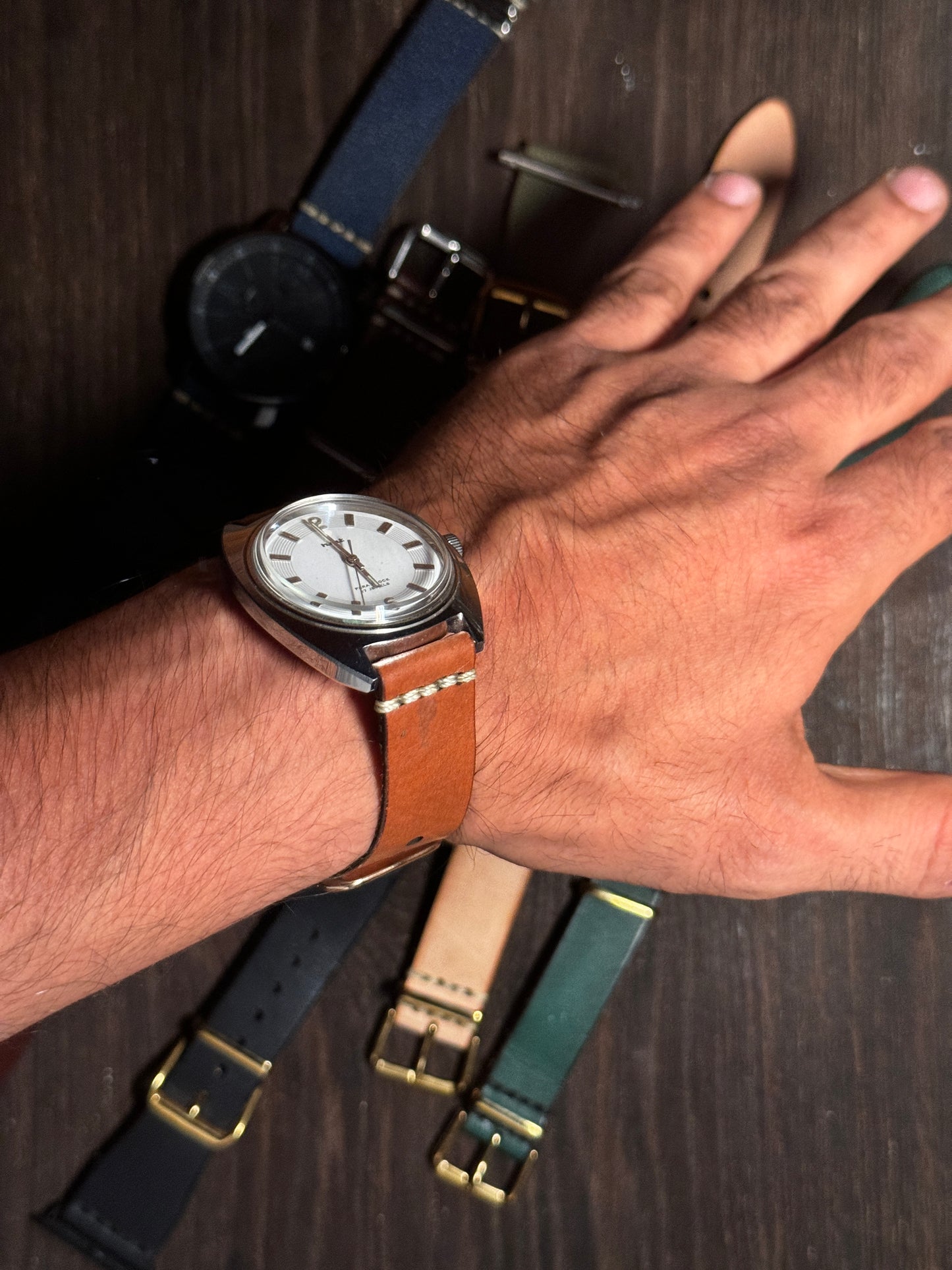 sturdy Leather watch Straps