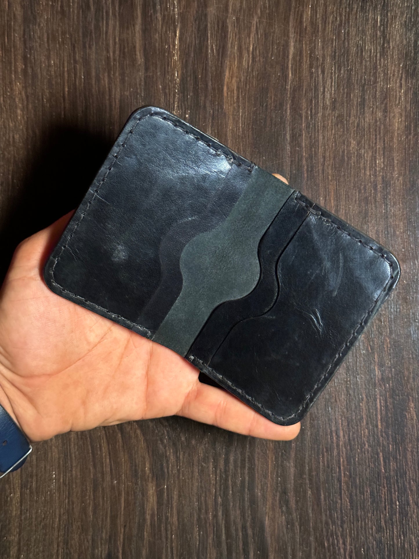 8 cards wallet in soft leather
