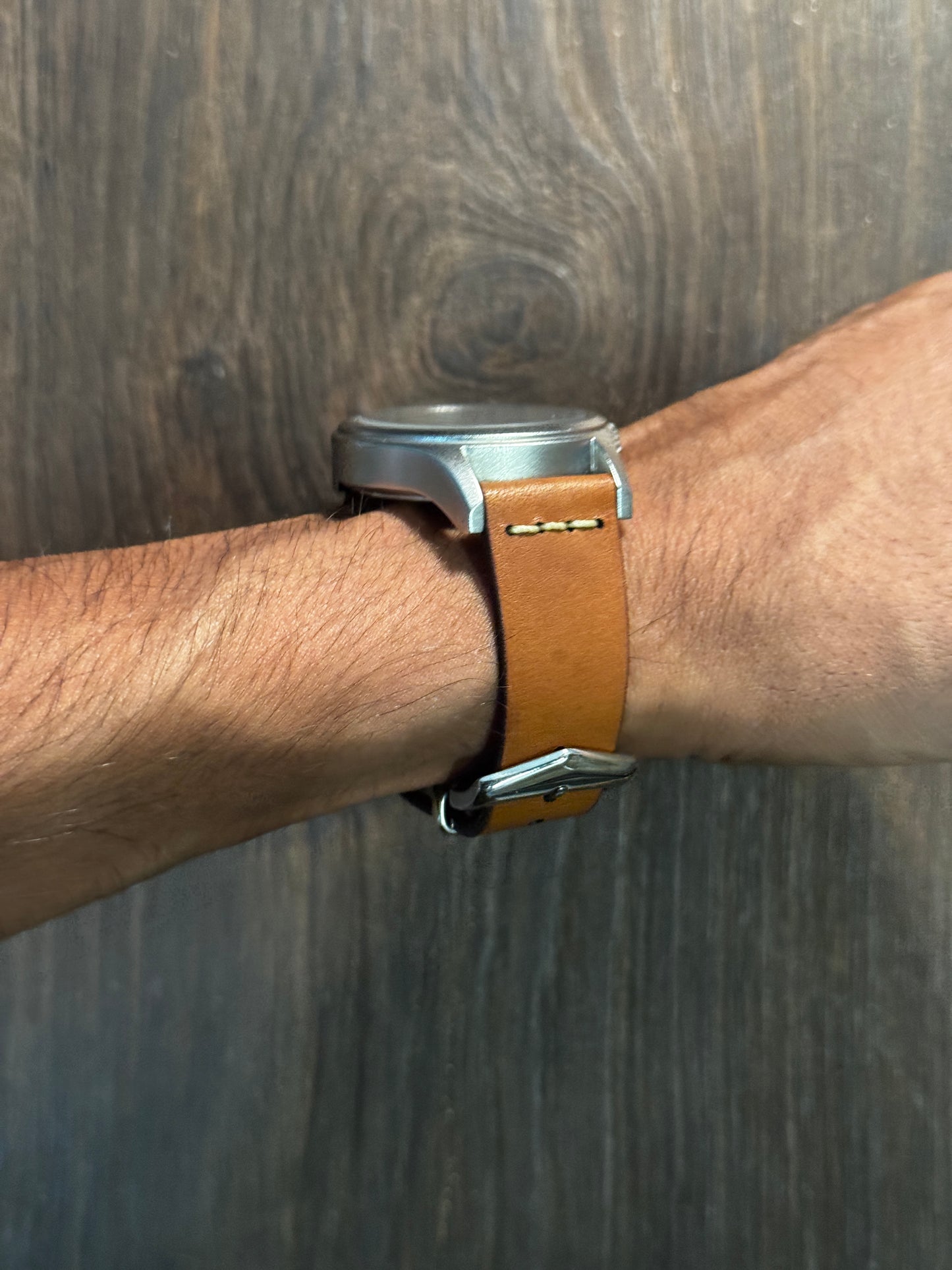 Vachetta TAN chest stitched strap