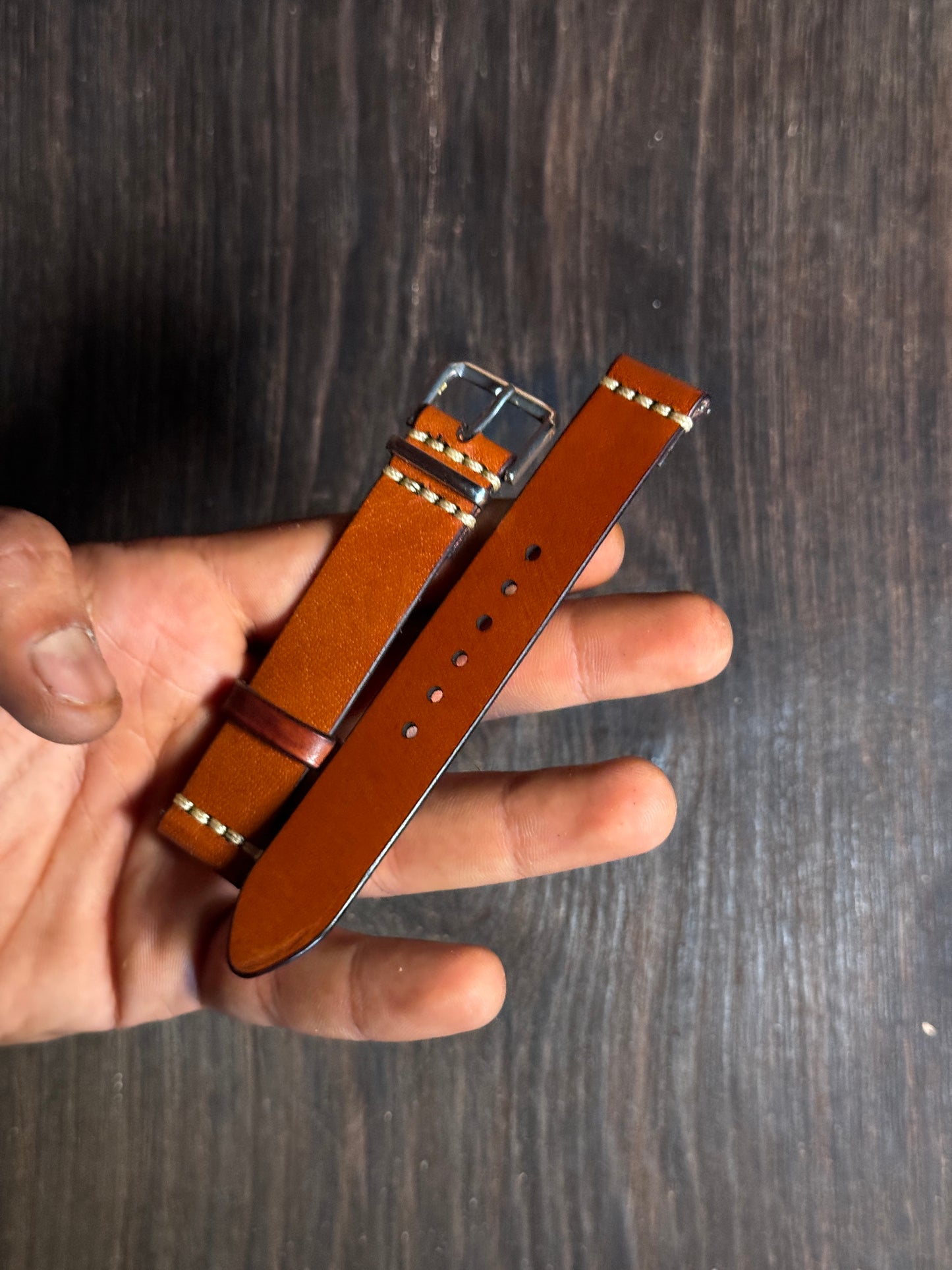 sturdy Leather watch Straps