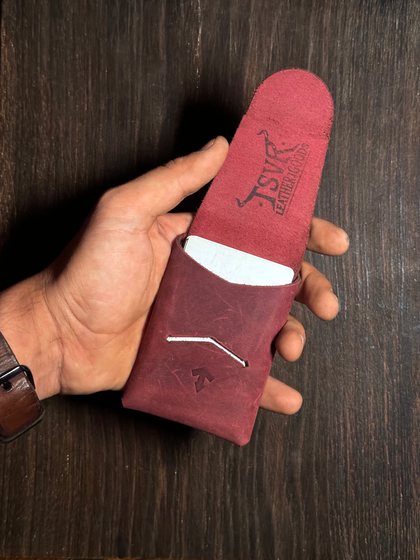 veristitchless card holder for upto 12 cards
