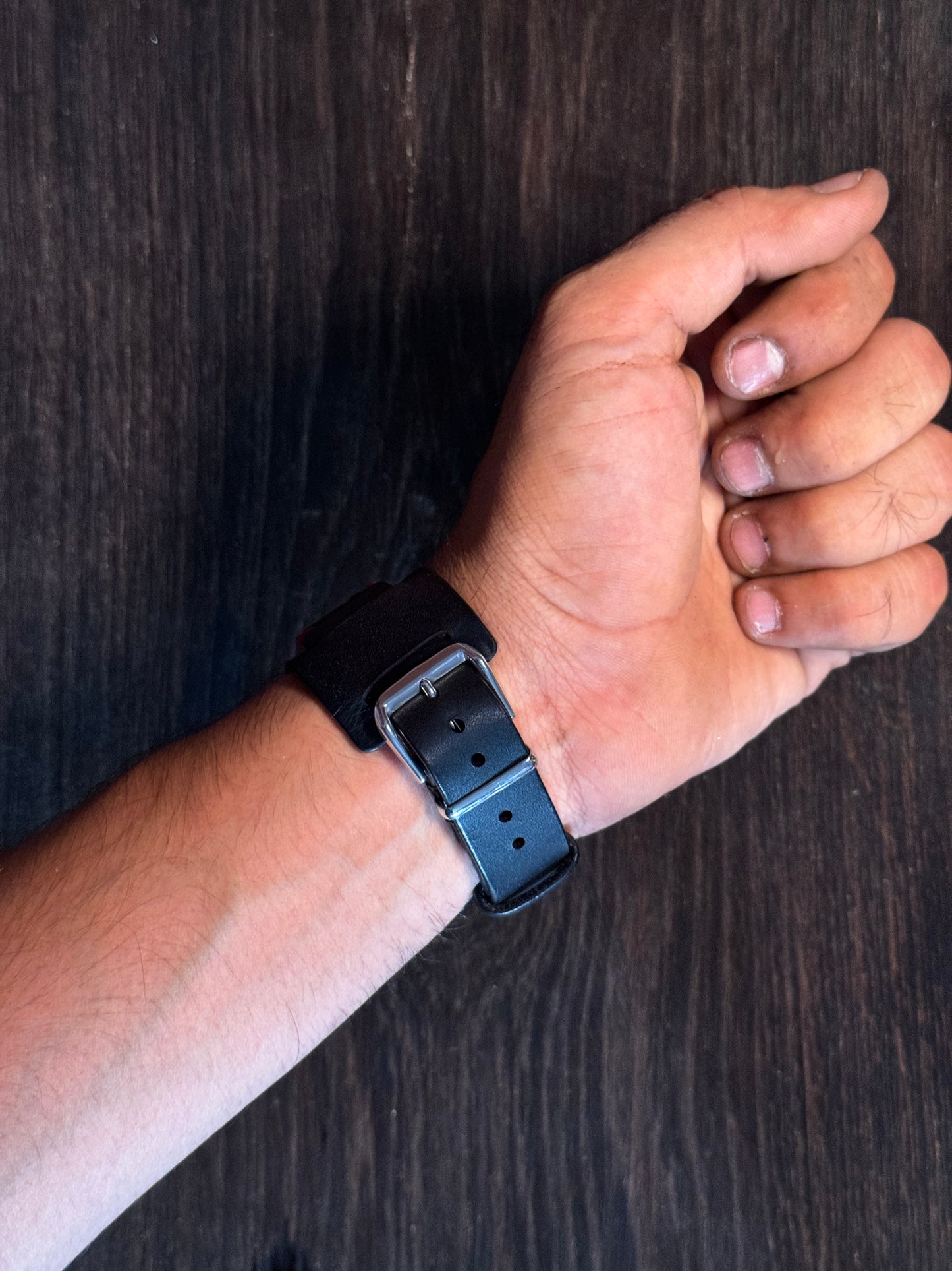 Bund strap in minerva italian Leather watch Straps