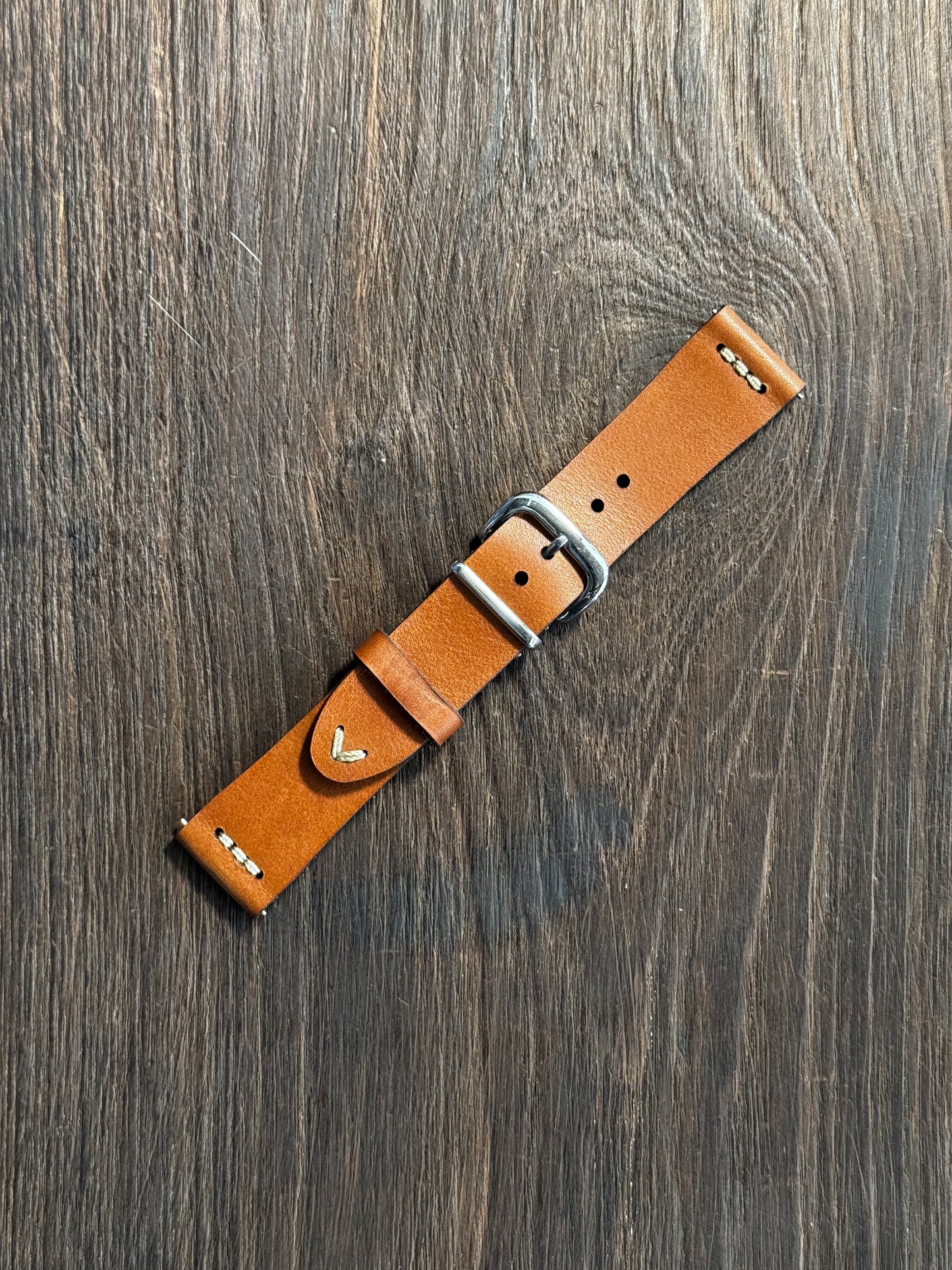 Vachetta TAN chest stitched strap
