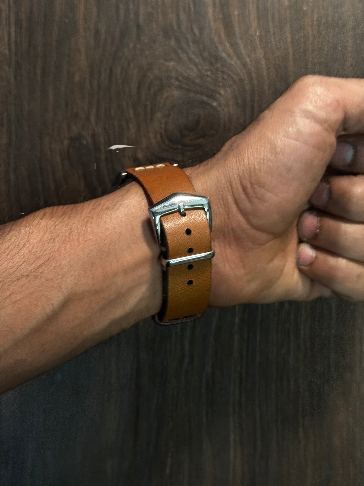 Vachetta TAN chest stitched strap