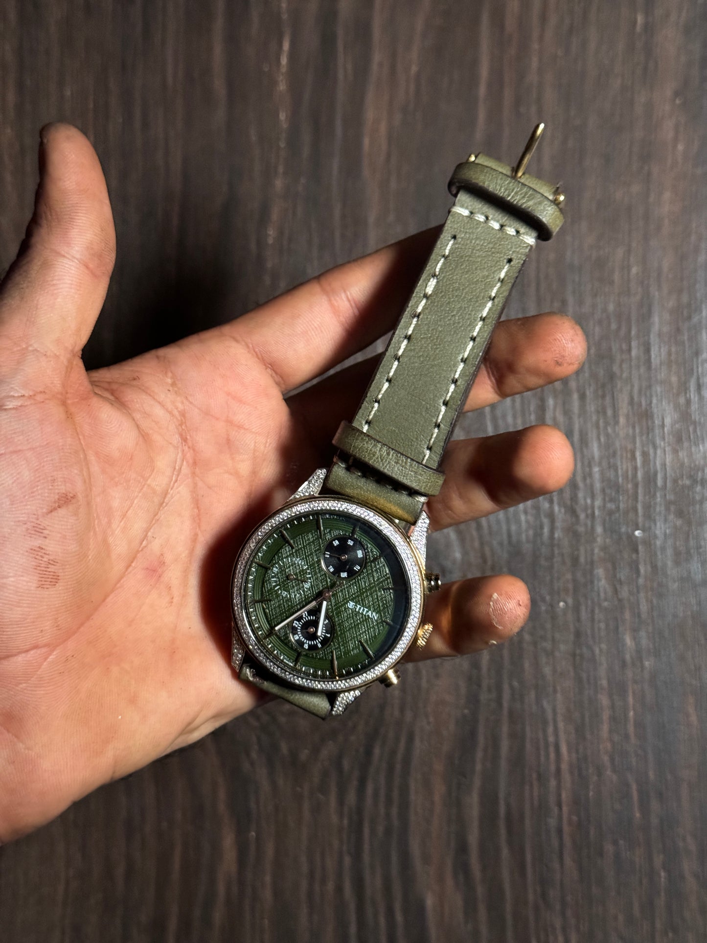 sturdy stitched Leather watch Straps