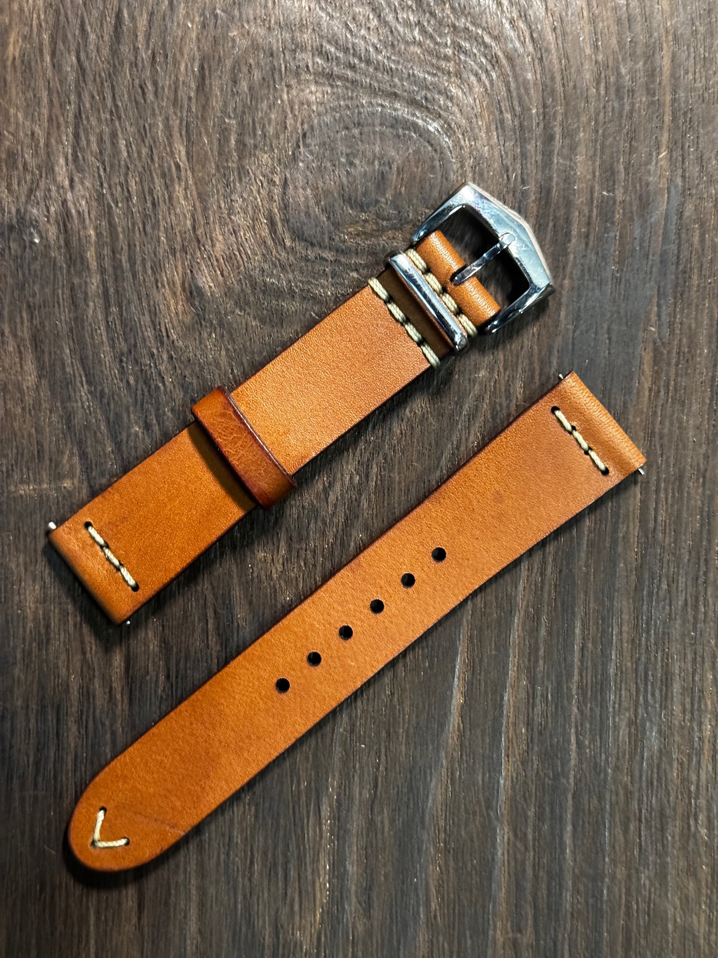 Vachetta TAN chest stitched strap