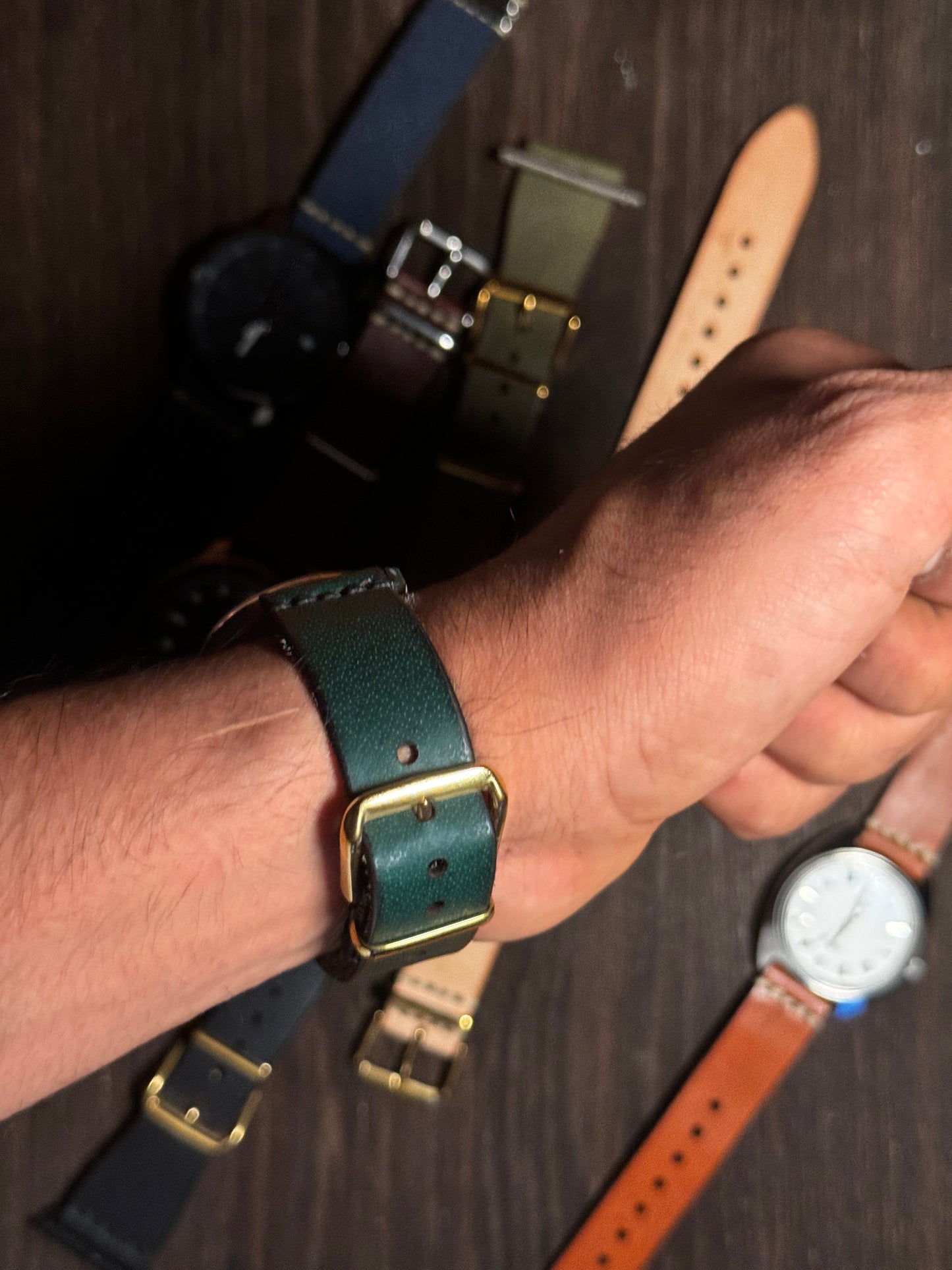 sturdy Leather watch Straps