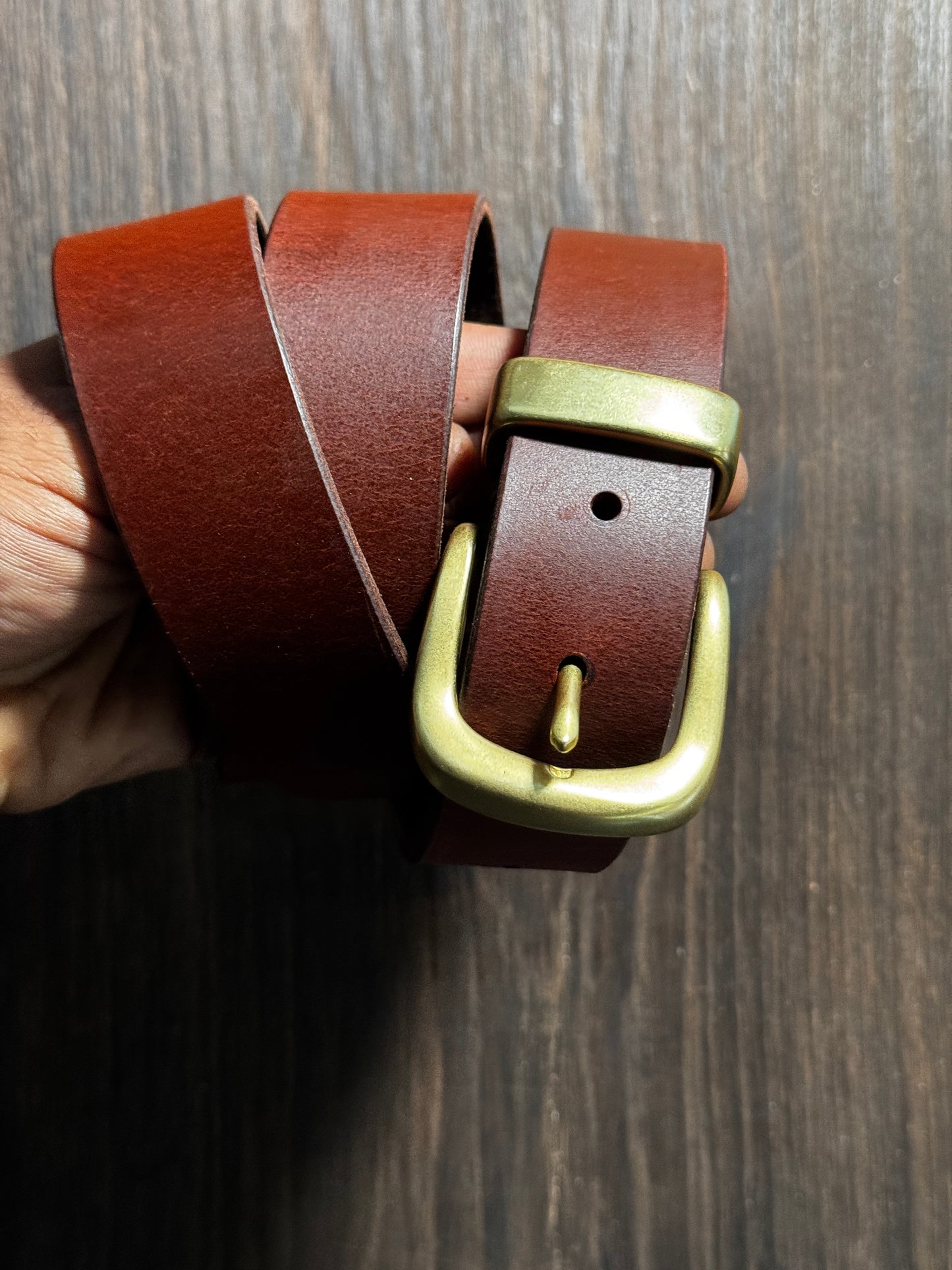 Reddish brown 30/35mm belt
