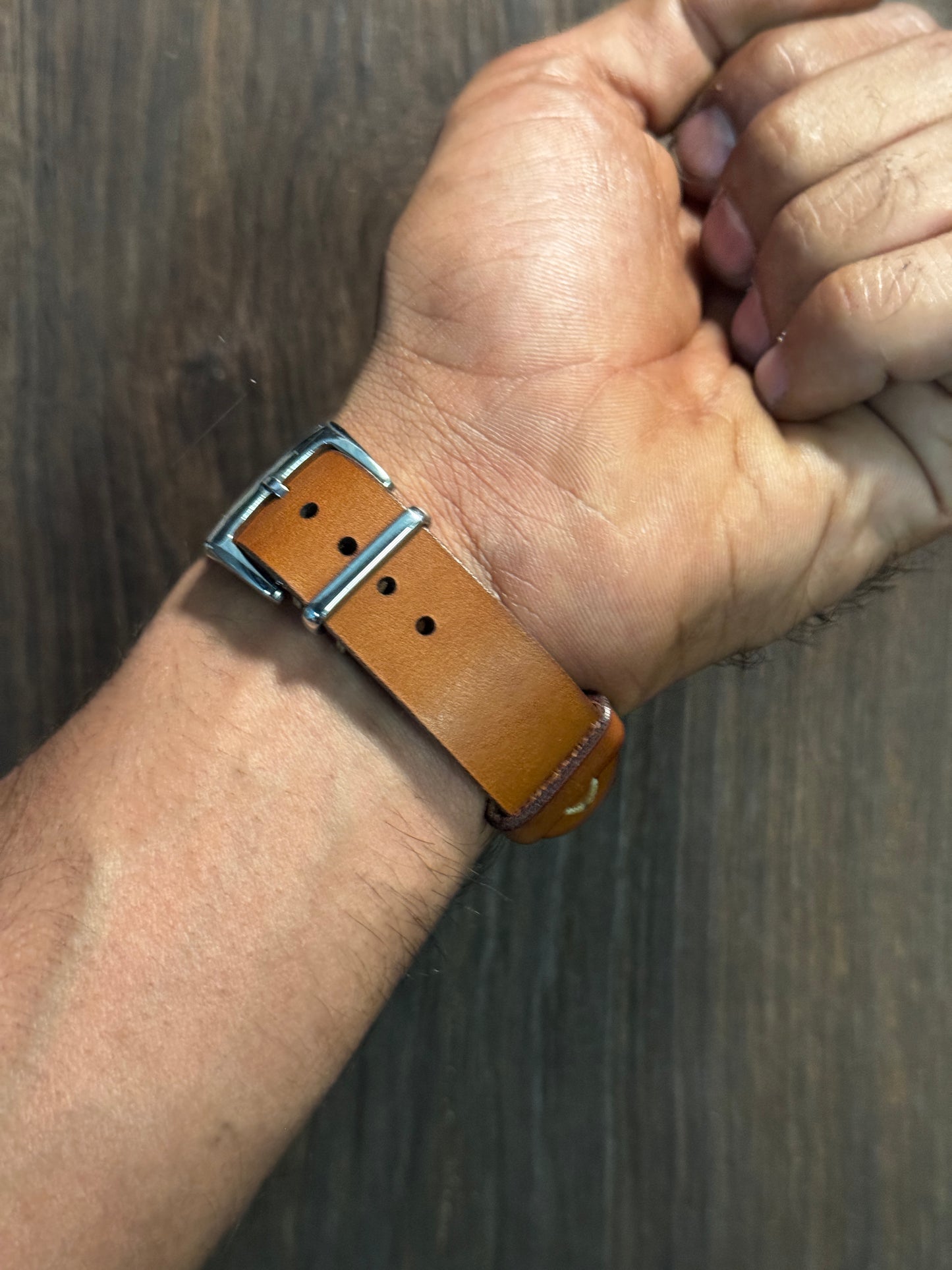 Vachetta TAN chest stitched strap