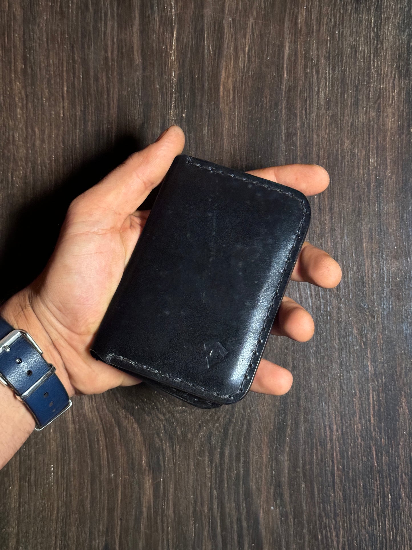 6 cards slots wallet in soft leather