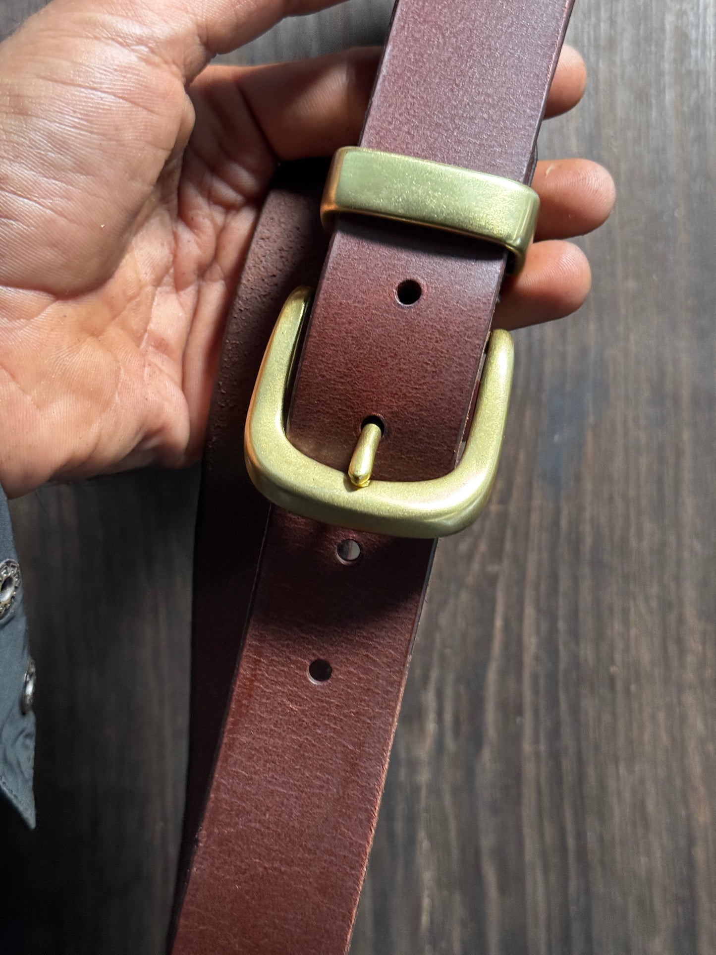Reddish brown 30/35mm belt