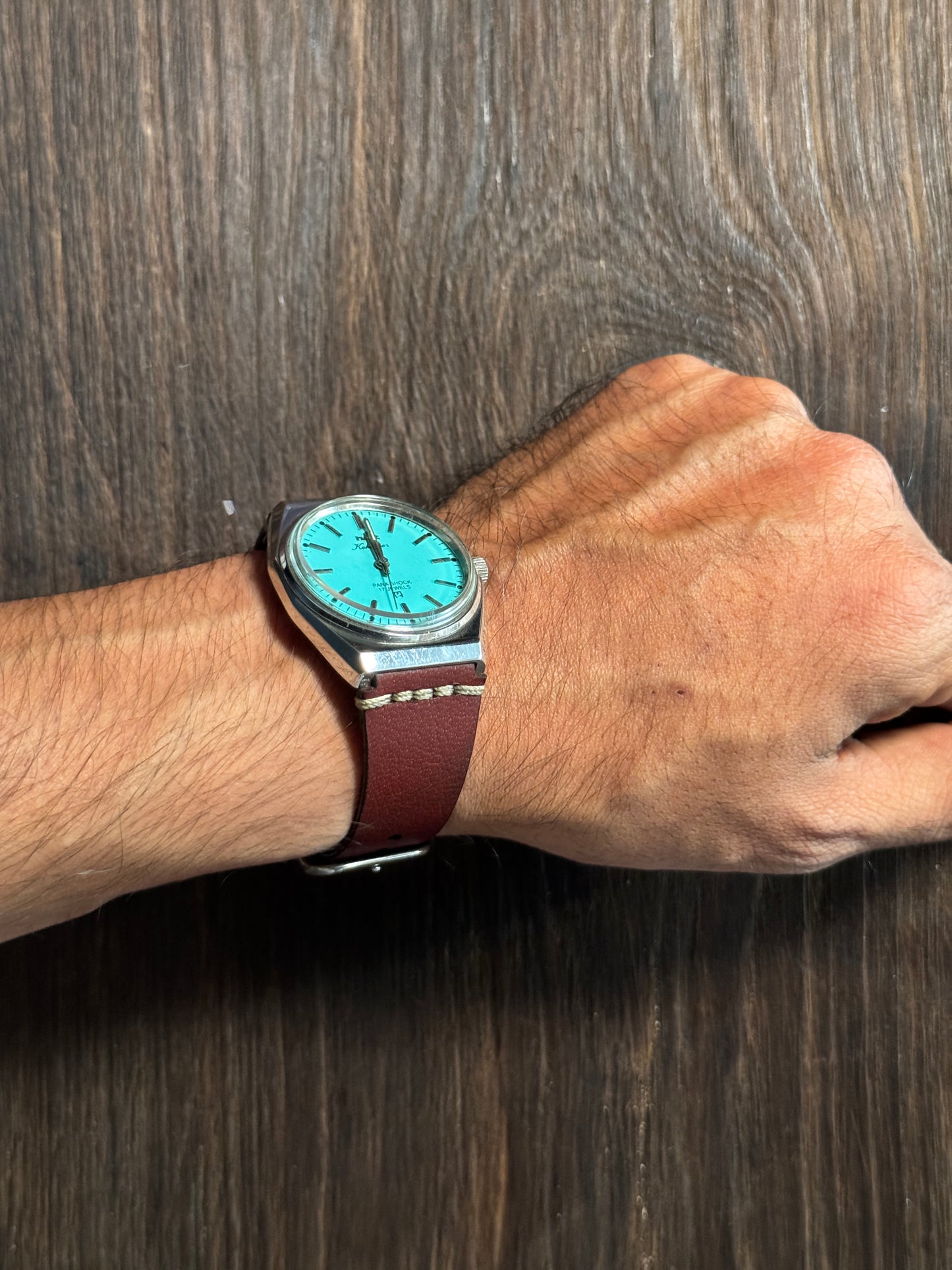 projected watch straps in sturdy leather.
