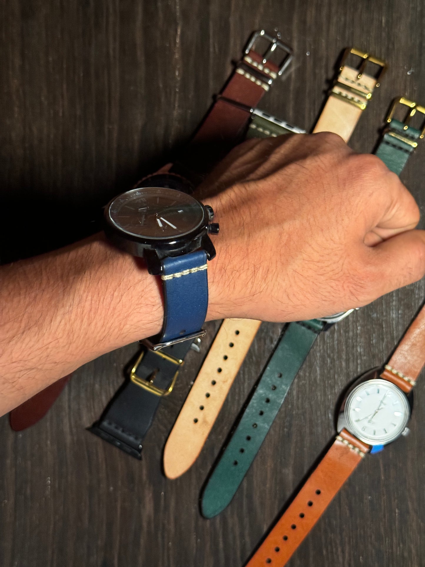 sturdy Leather watch Straps