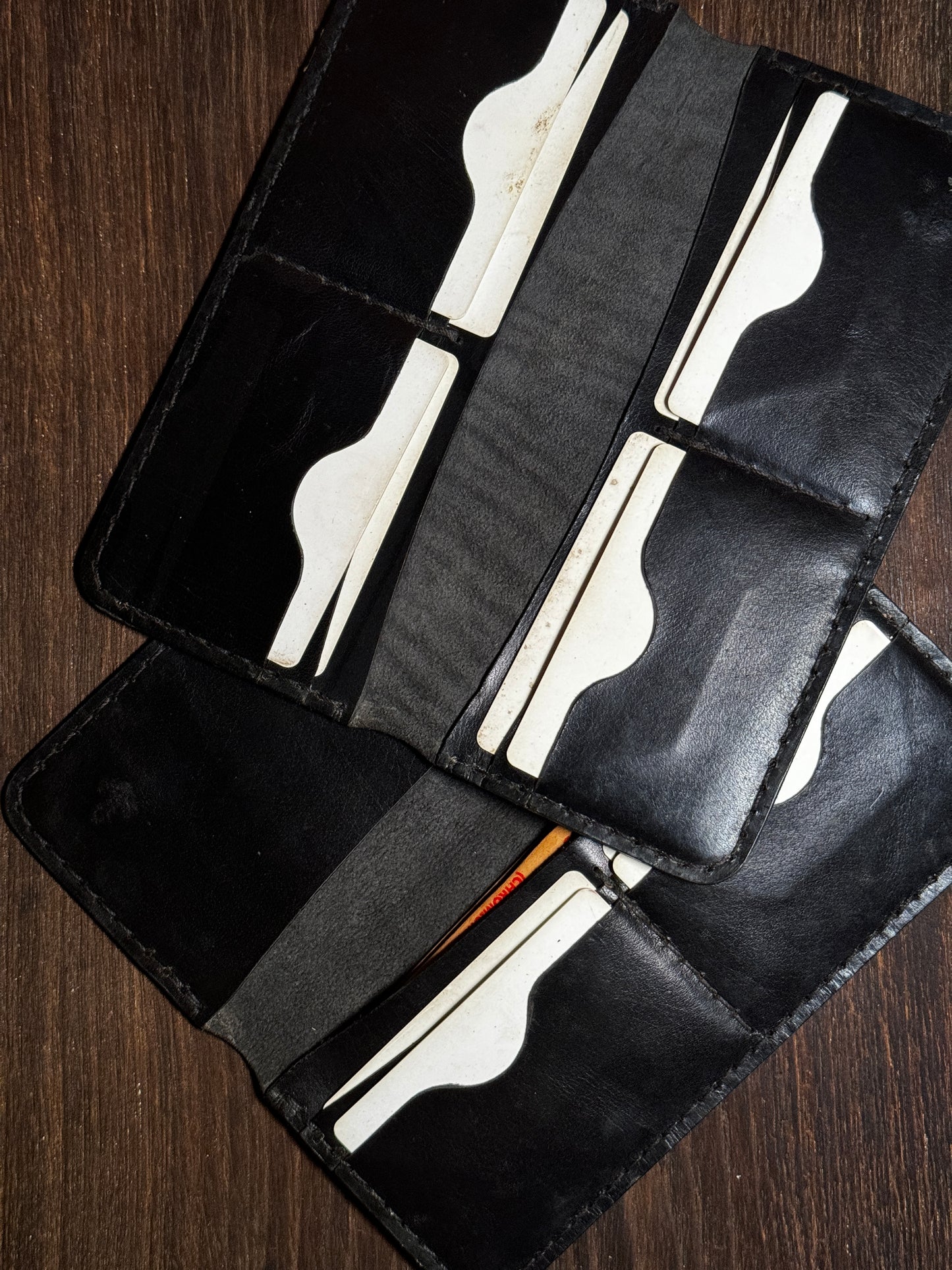 long wallet in soft leather