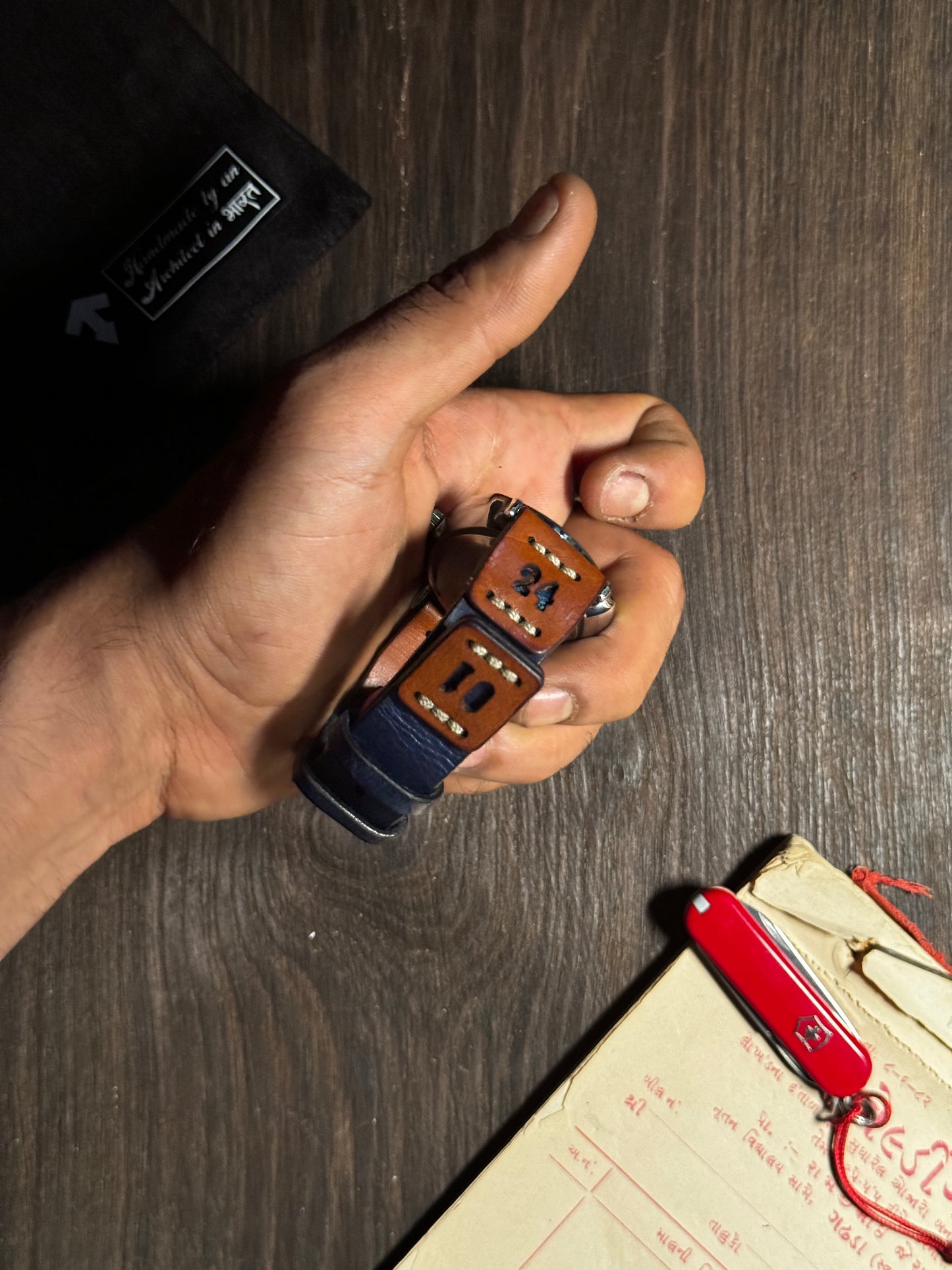 24 hour mark watch straps in sturdy leather