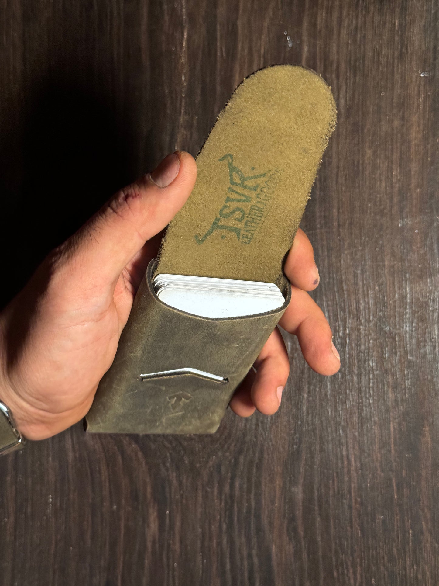 veristitchless card holder for upto 12 cards