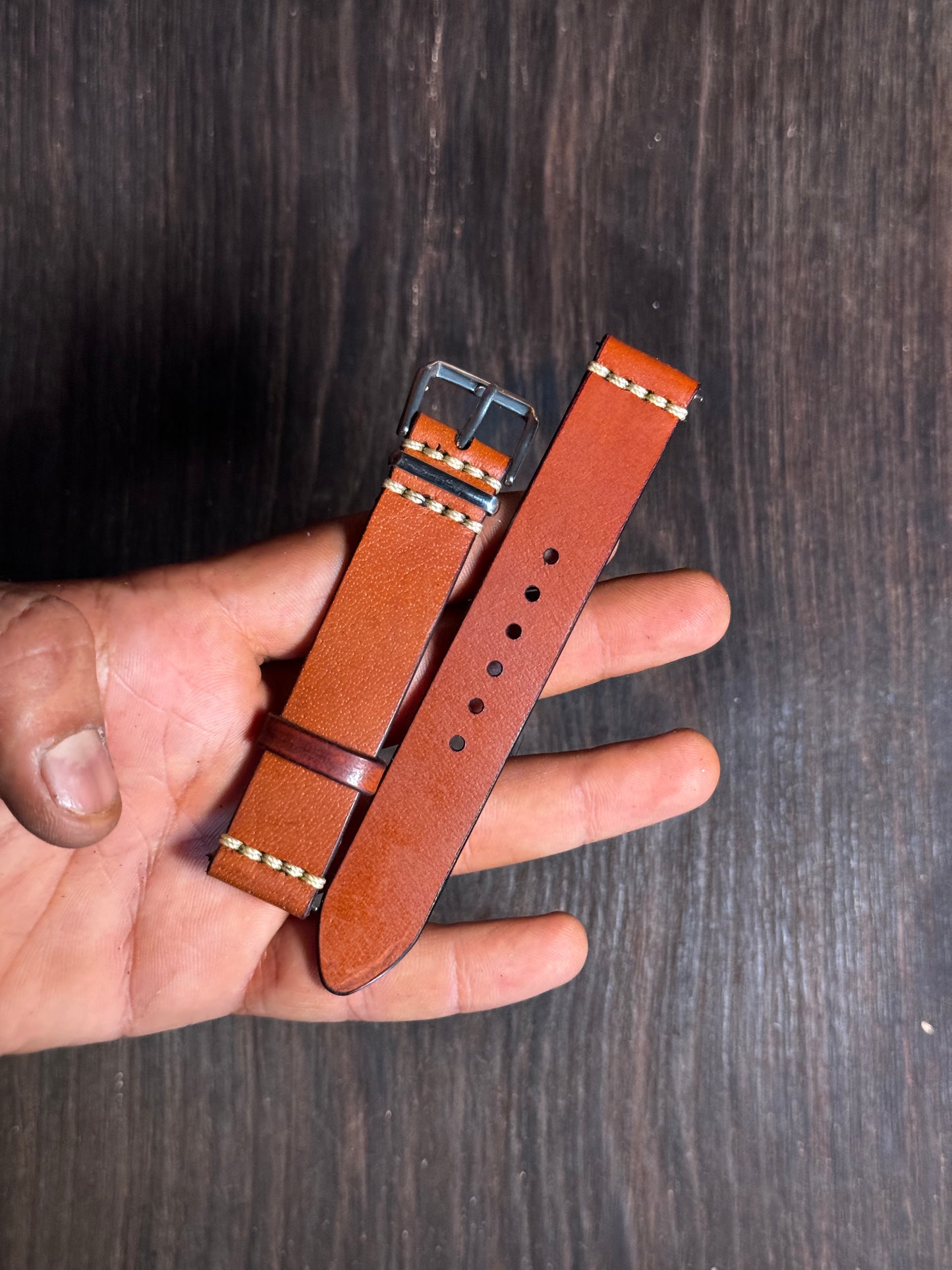 sturdy Leather watch Straps