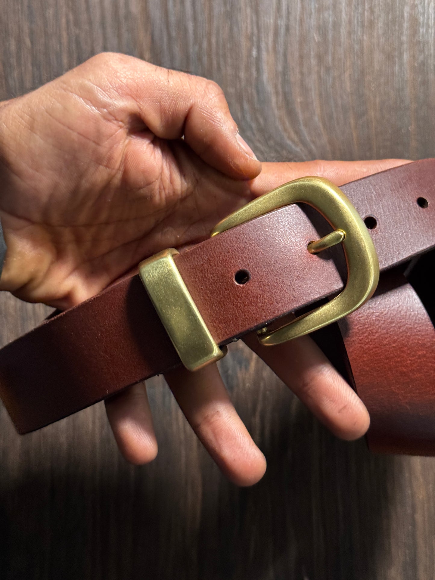 Reddish brown 30/35mm belt