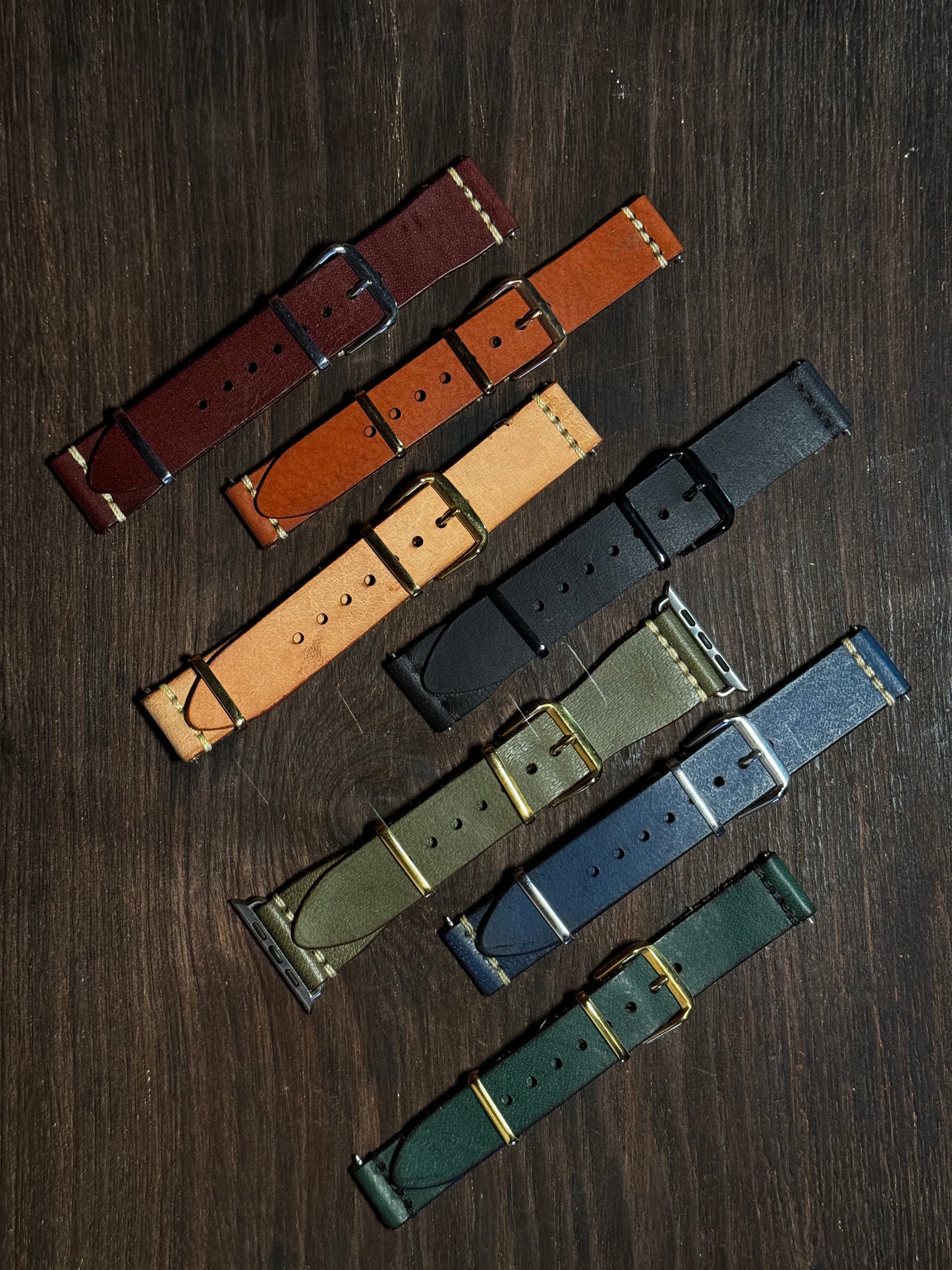 sturdy Leather watch Straps