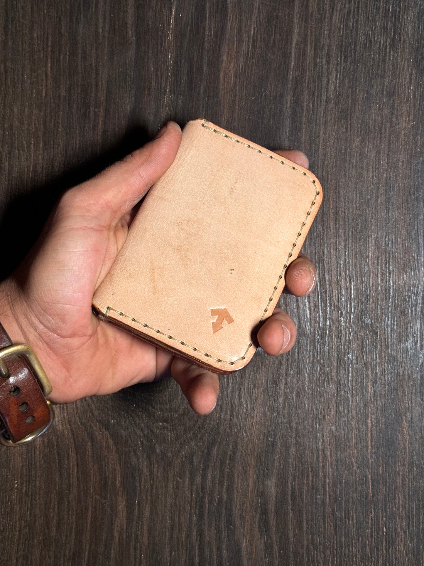 6 cards slots wallet in sturdy leather