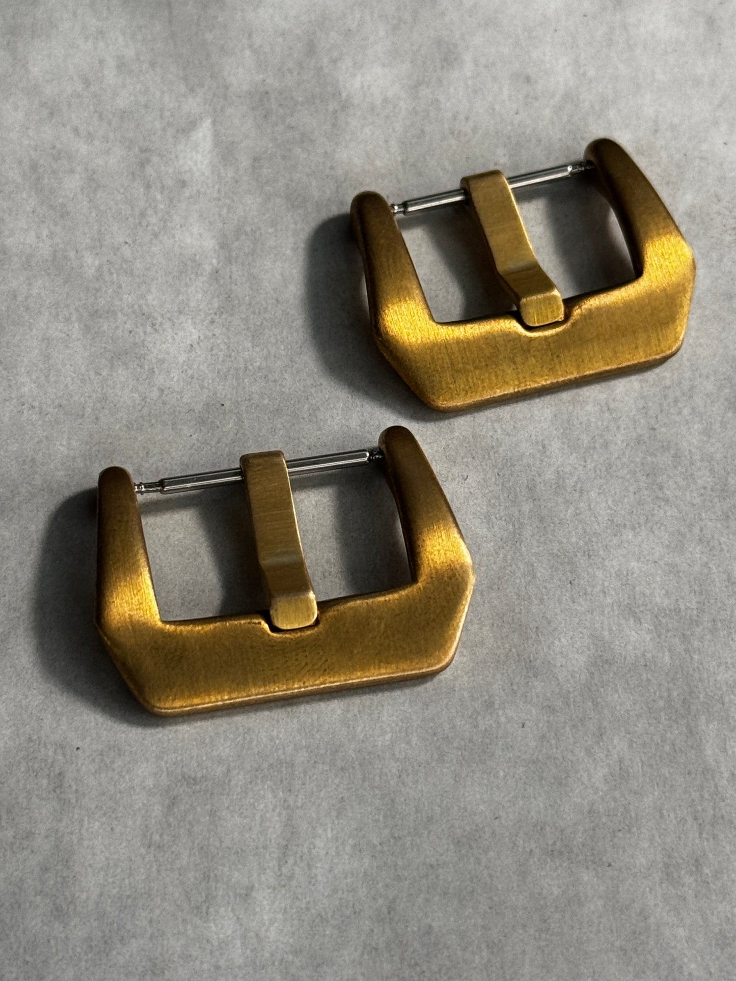 PAM styled brass/bronze watch buckle 20/22mm