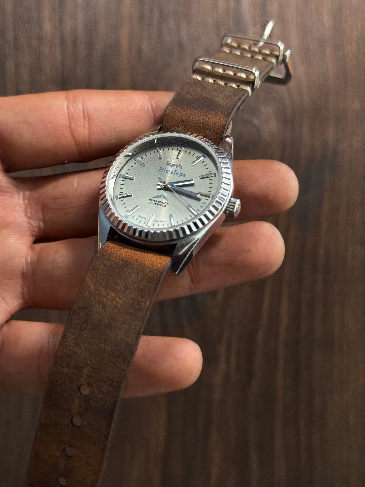 HMT one way pass vintage watch straps