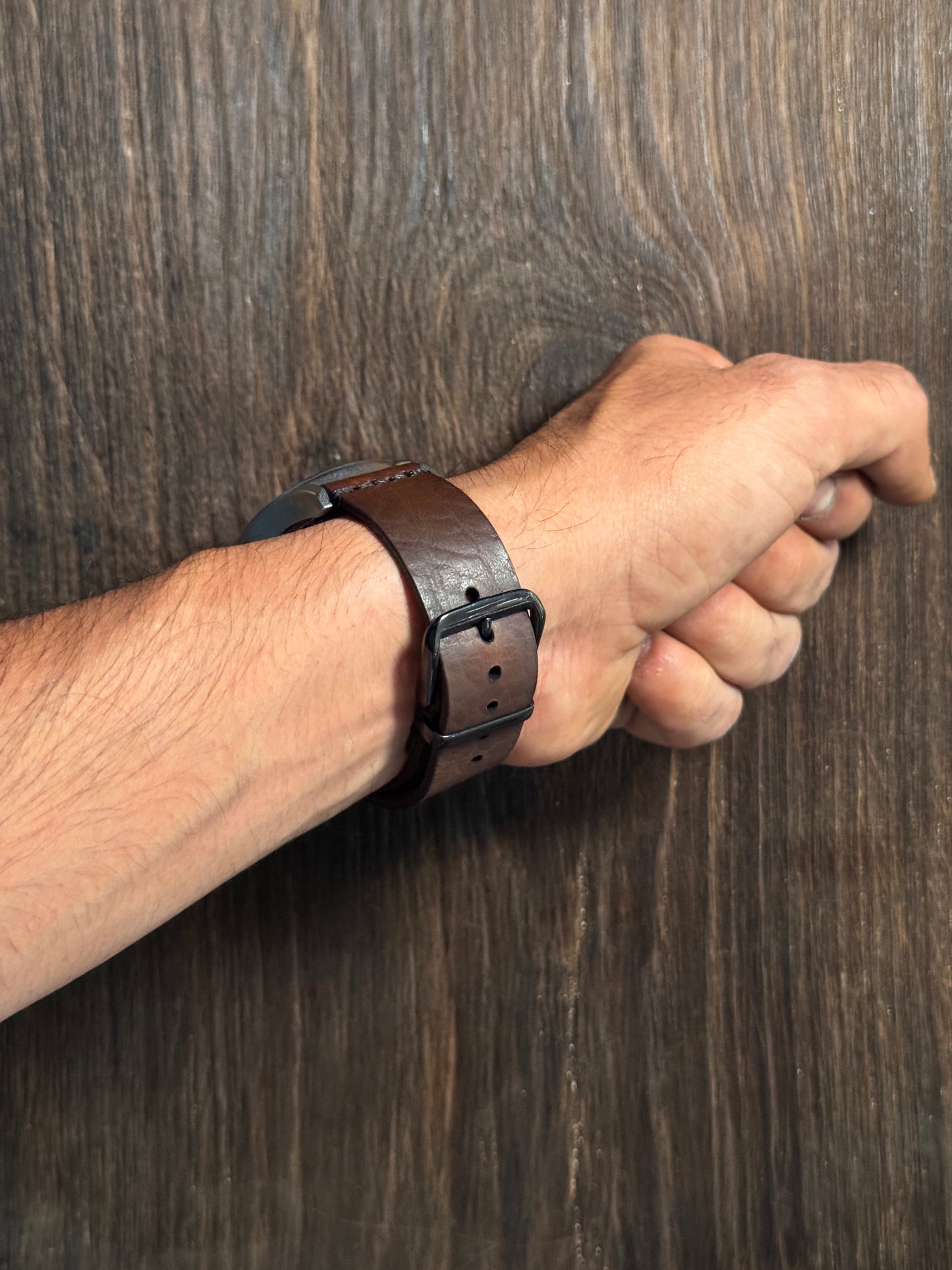 bison horween Leather watch Straps