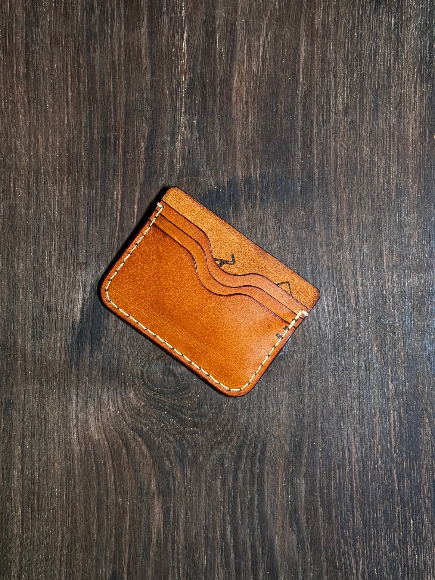 6 cards no fold sleeve wallet in soft leather