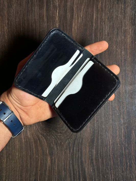 4 cards wallet in soft leather