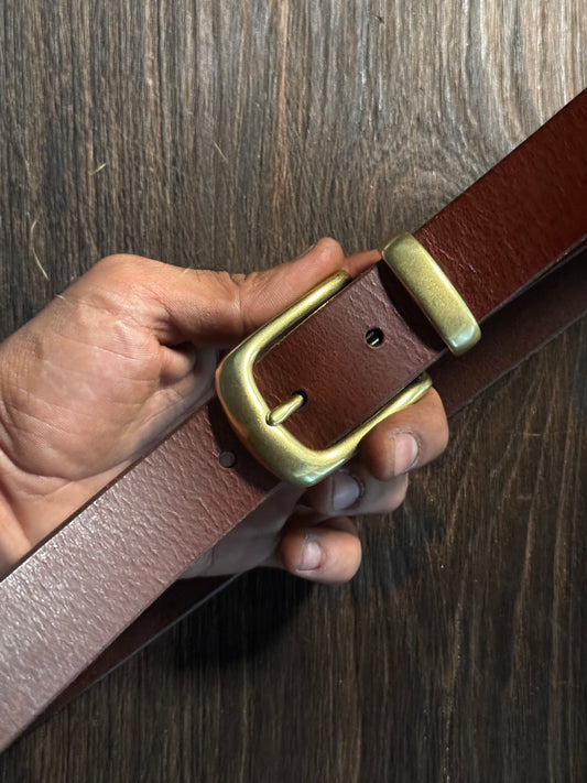 Reddish brown 30/35mm belt