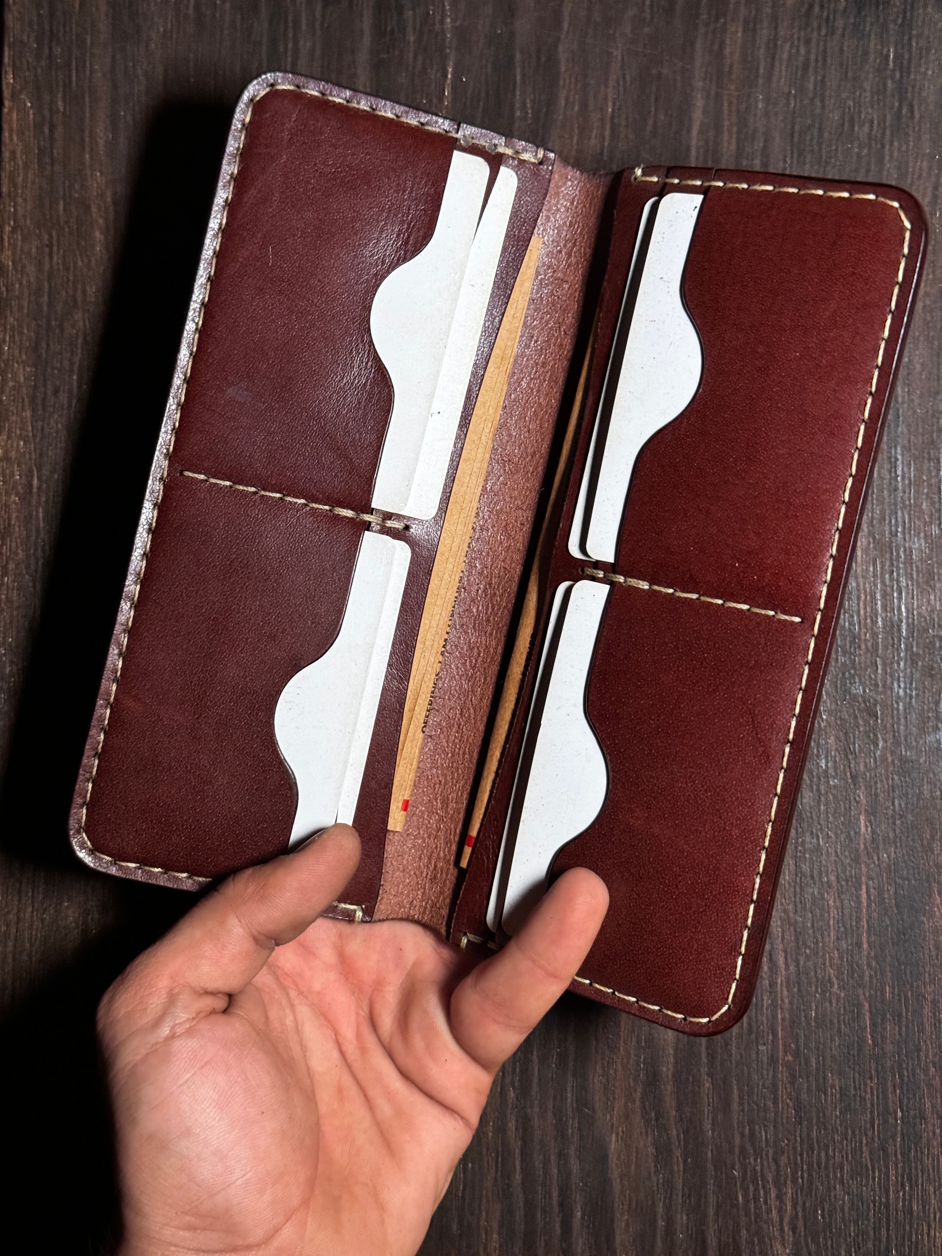 long wallet in sturdy leather – TSVRleathergoods