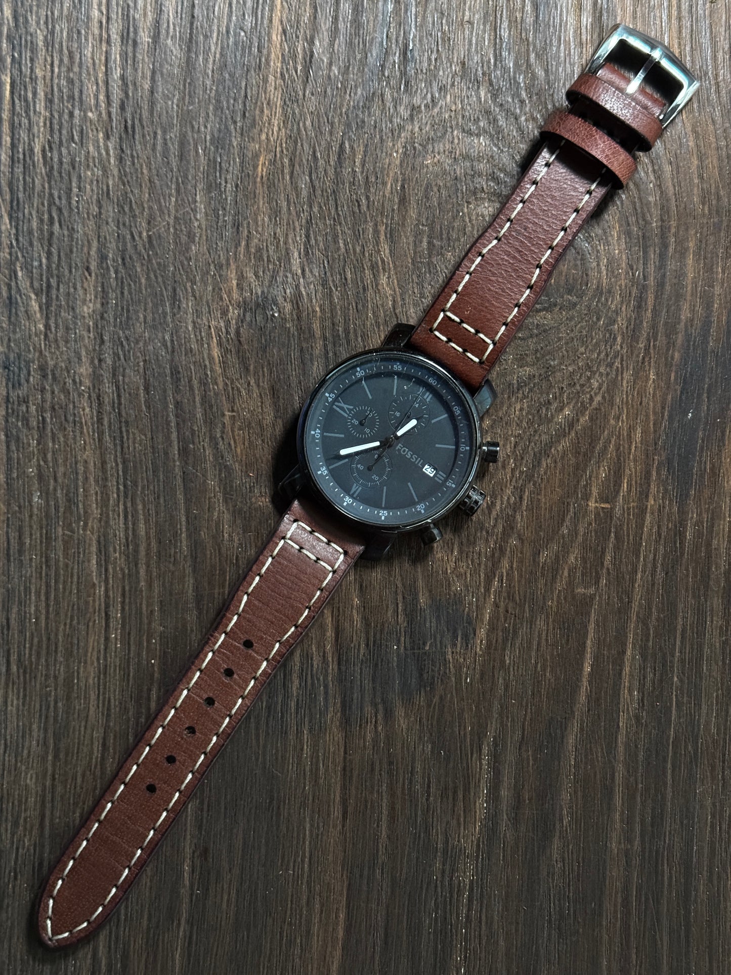 IWC sturdy stitched Leather watch Straps
