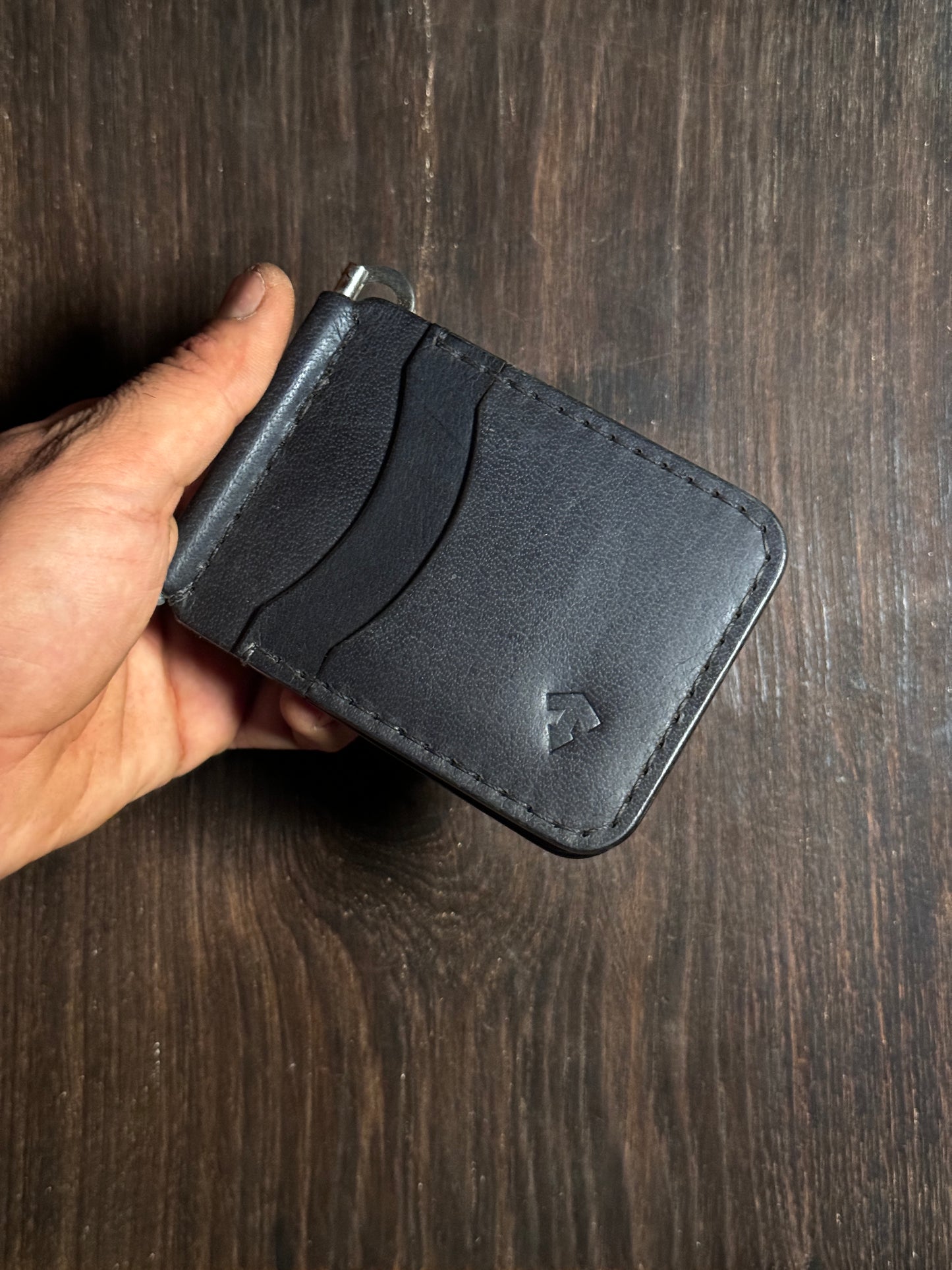 clipper wallet in sturdy leather