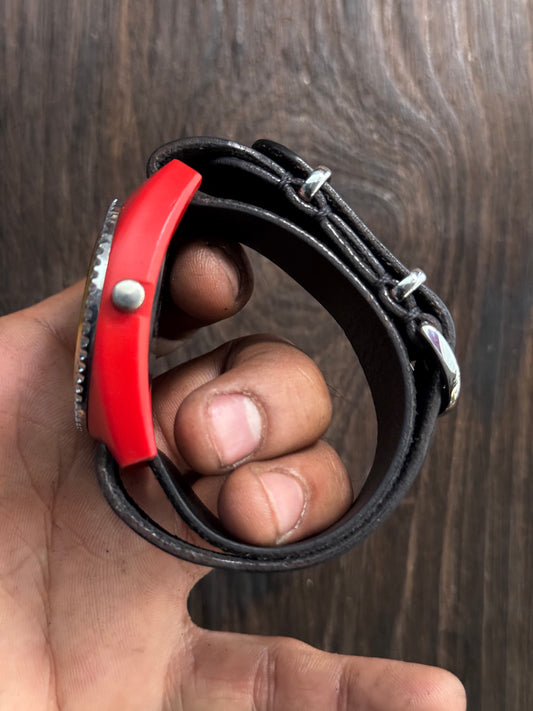 black no pass NATO minerva watch straps
