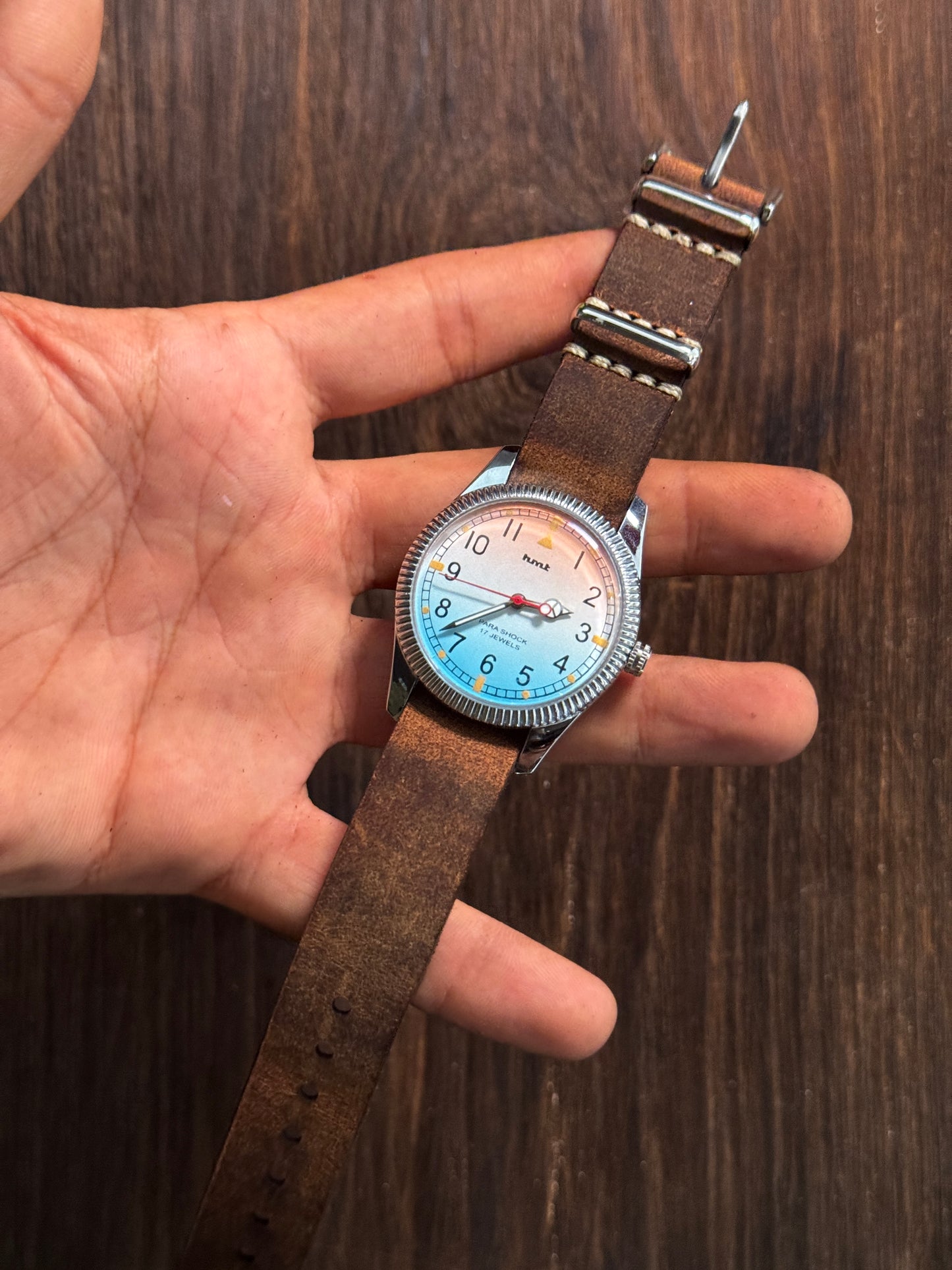 HMT one way pass vintage watch straps