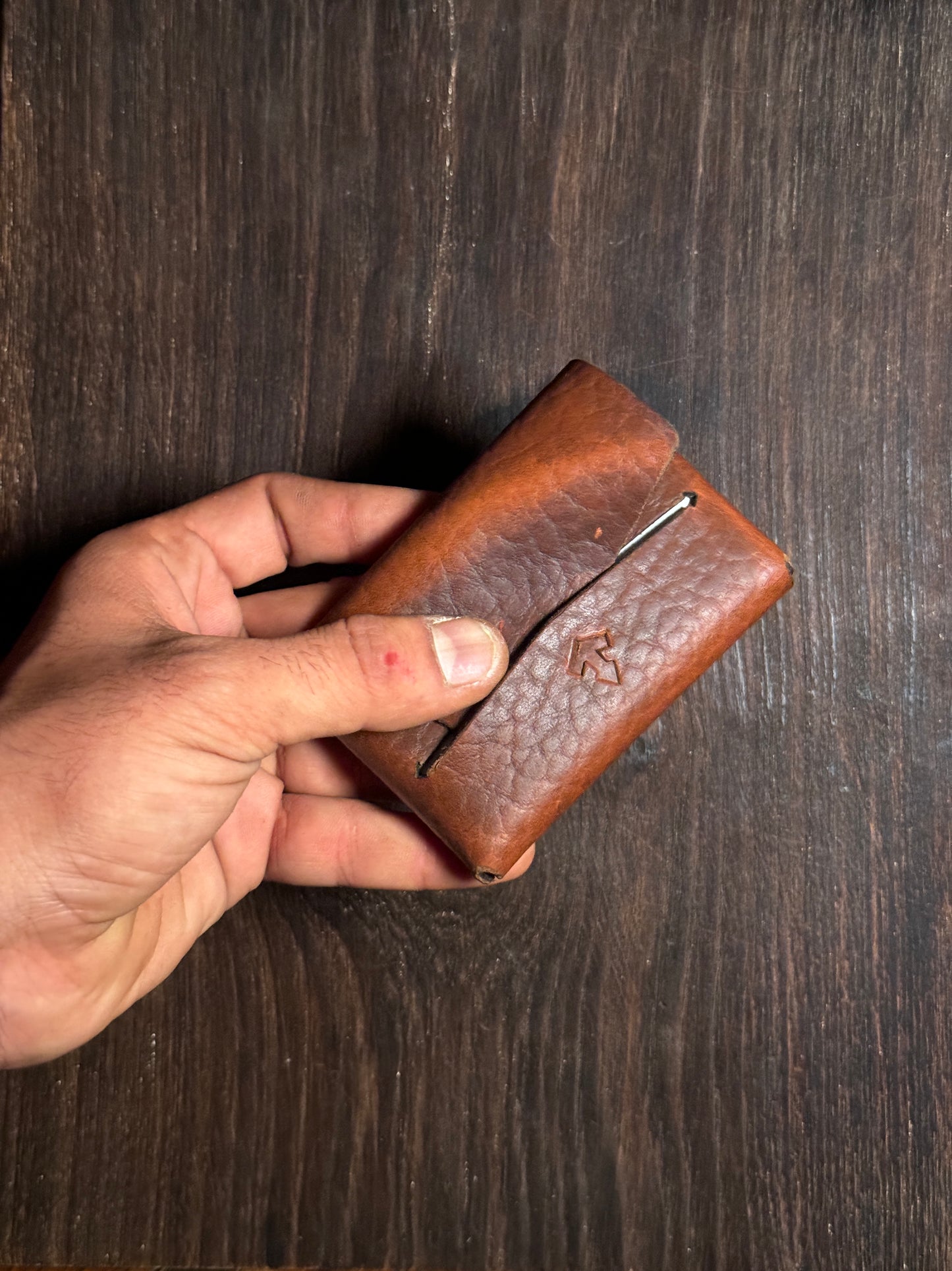 horistitchless card holder for upto 12 cards