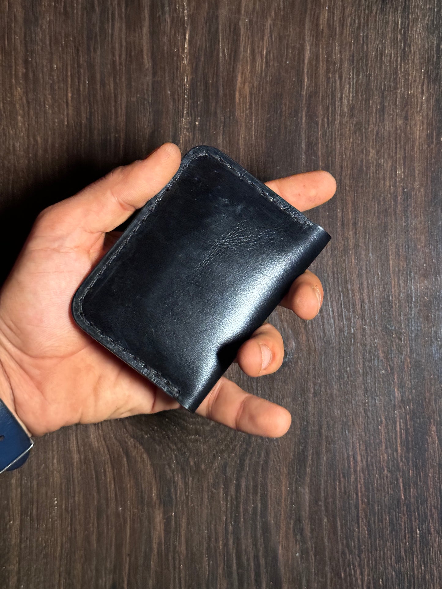 4 cards wallet in soft leather