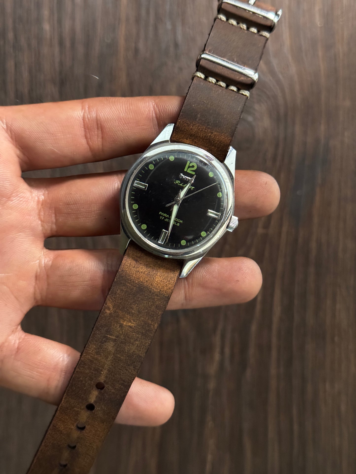 HMT one way pass vintage watch straps