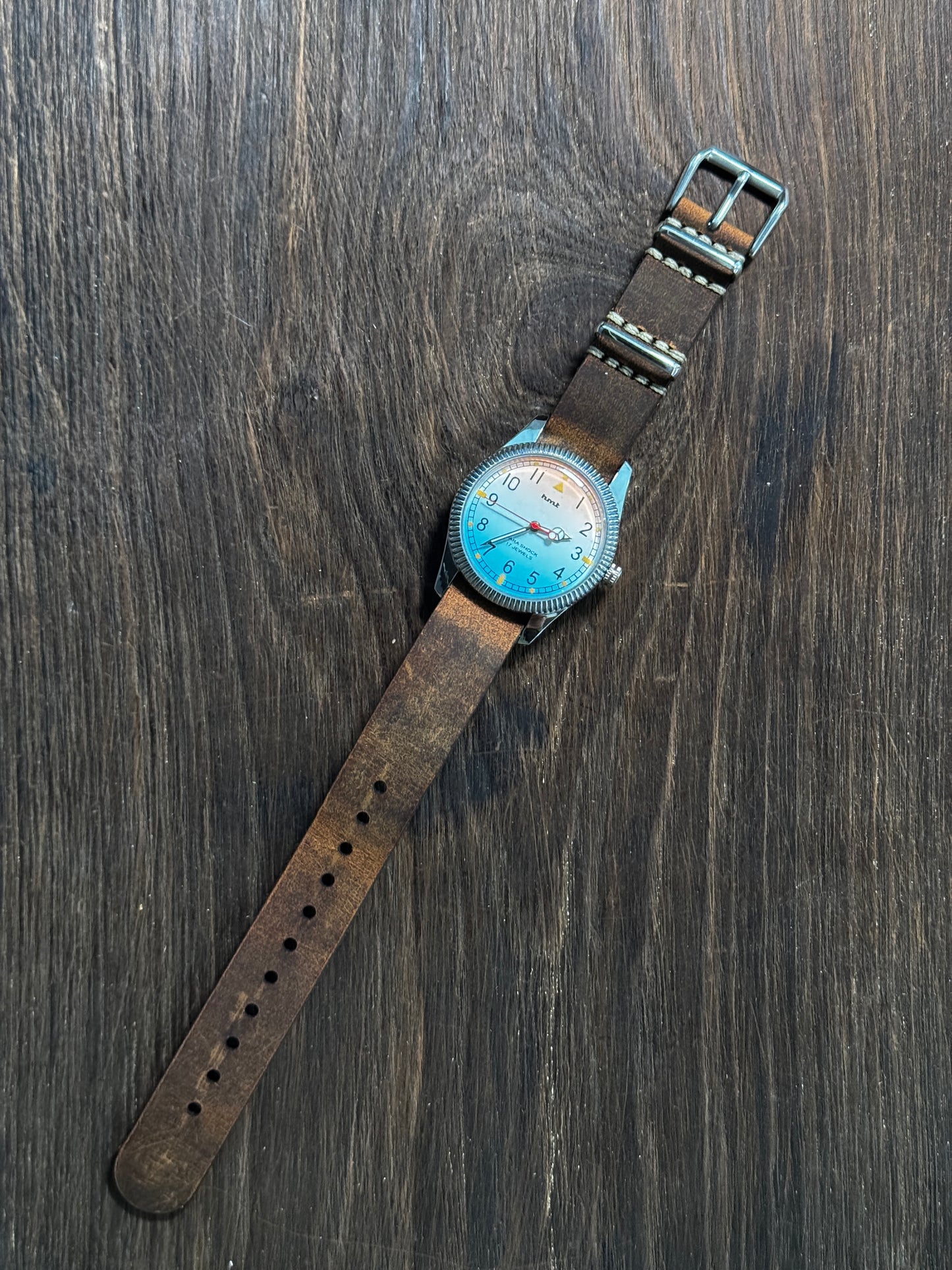 HMT one way pass vintage watch straps