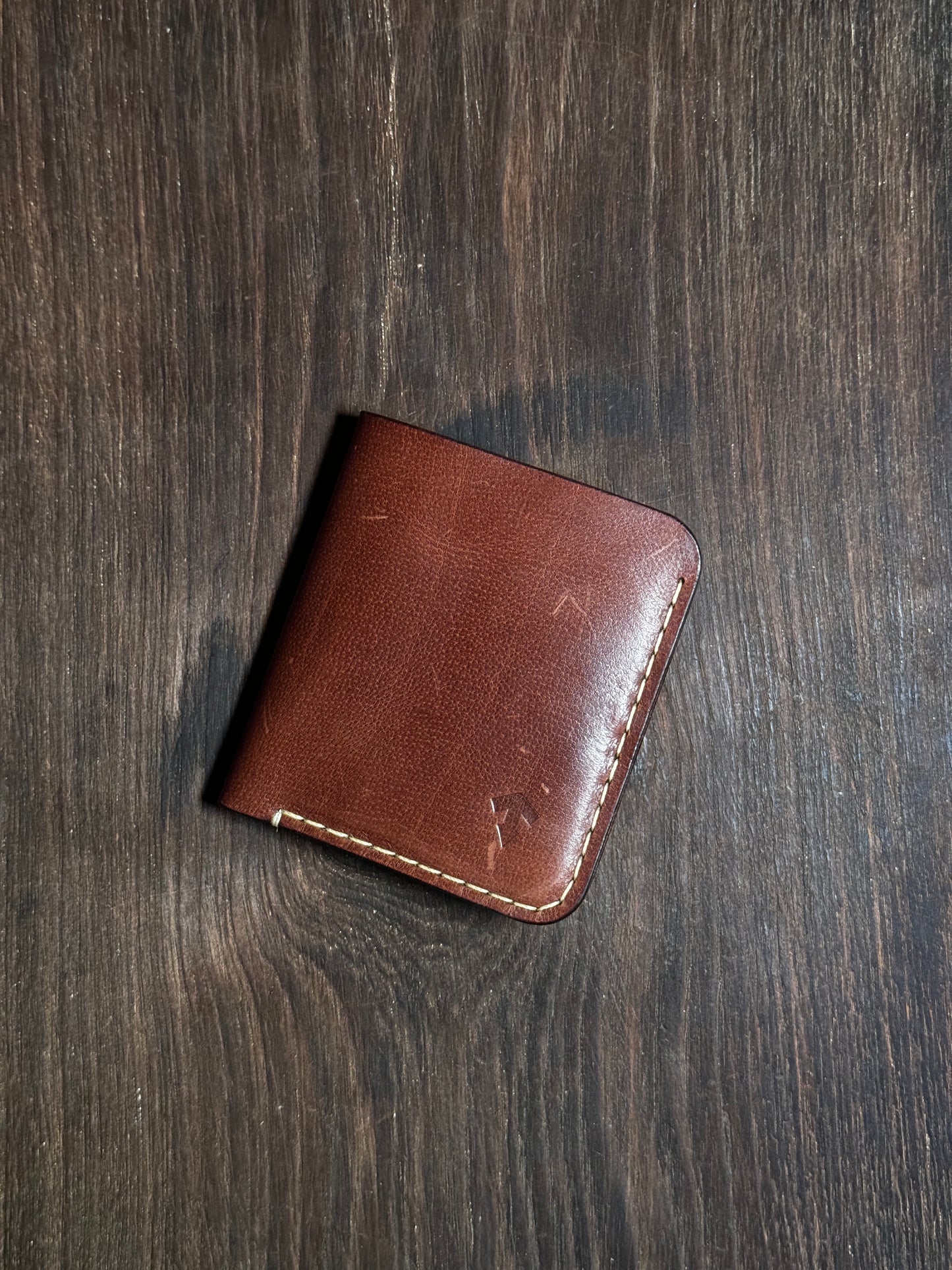 vertical bi fold wallet 6+1 regular size in soft leather