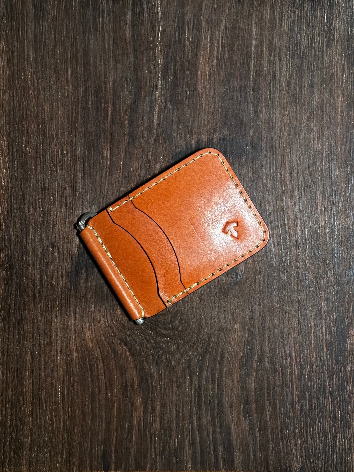 clipper wallet in sturdy leather